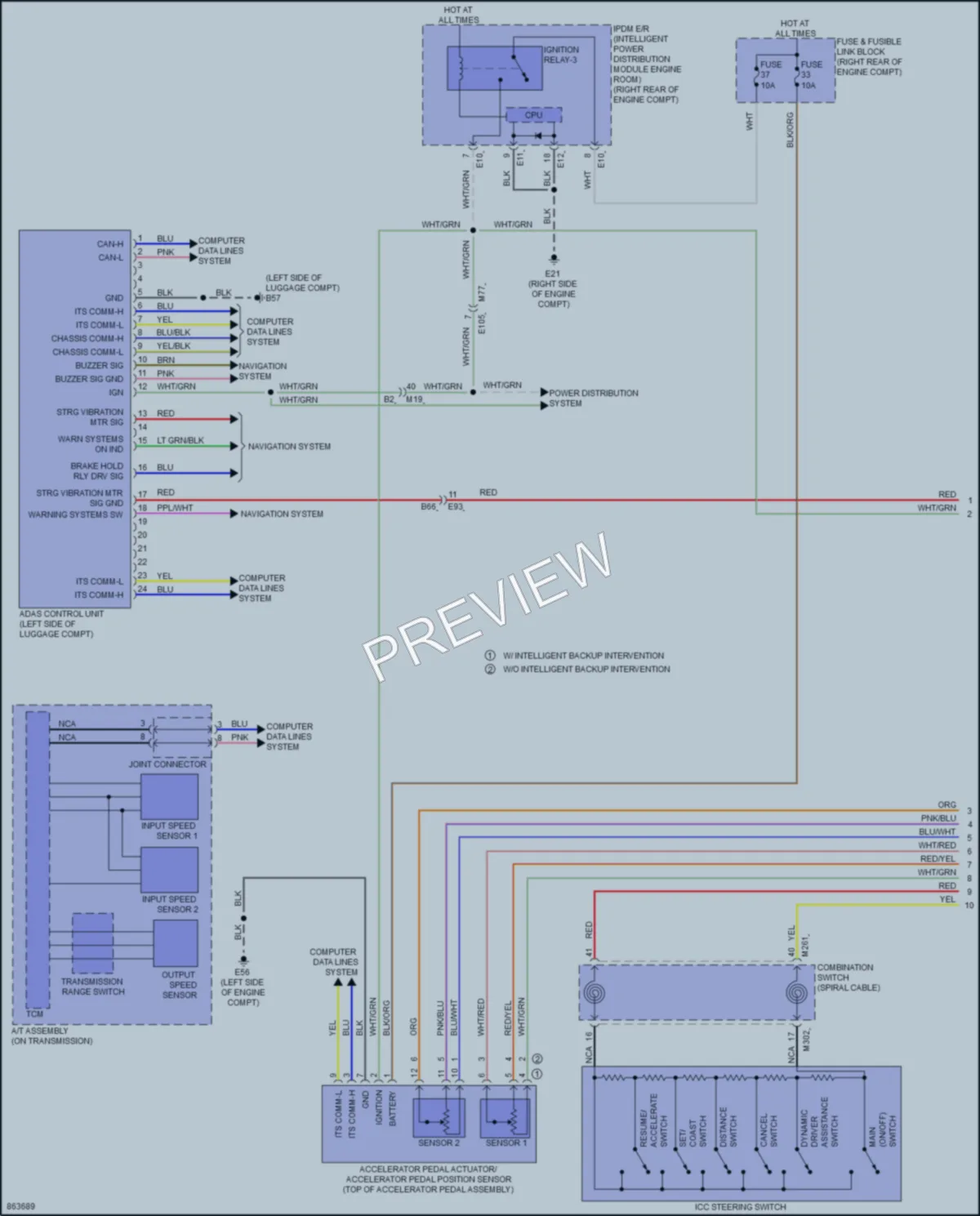 2024 Nissan Armada Cruise Control wiring diagram preview