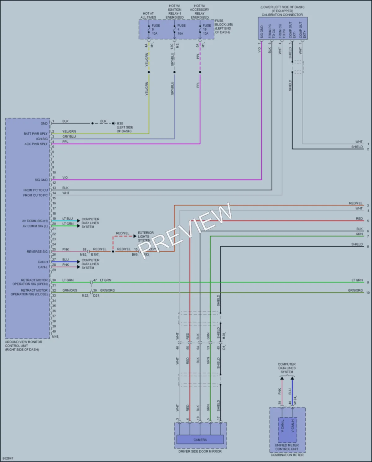 2024 Nissan Armada Navigation wiring diagram preview