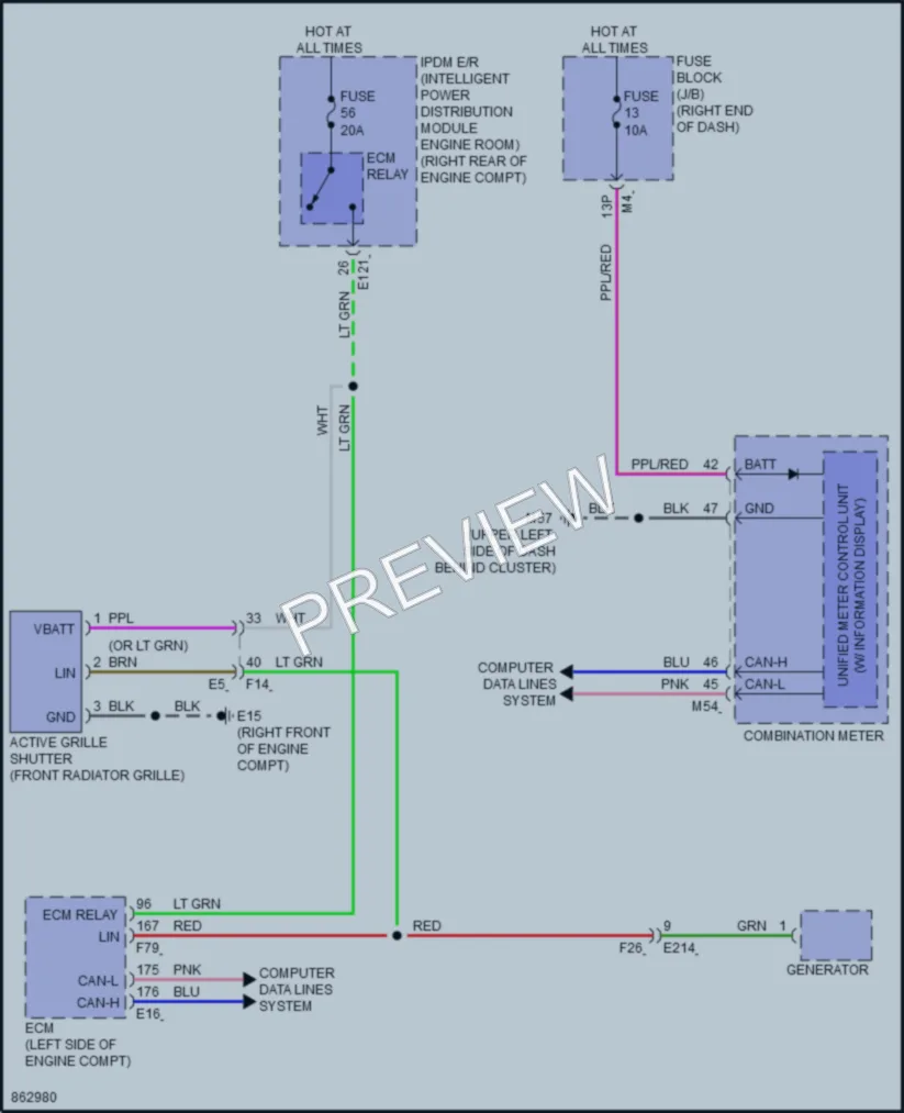 2024 Nissan Frontier Active Bodyworks wiring diagram preview