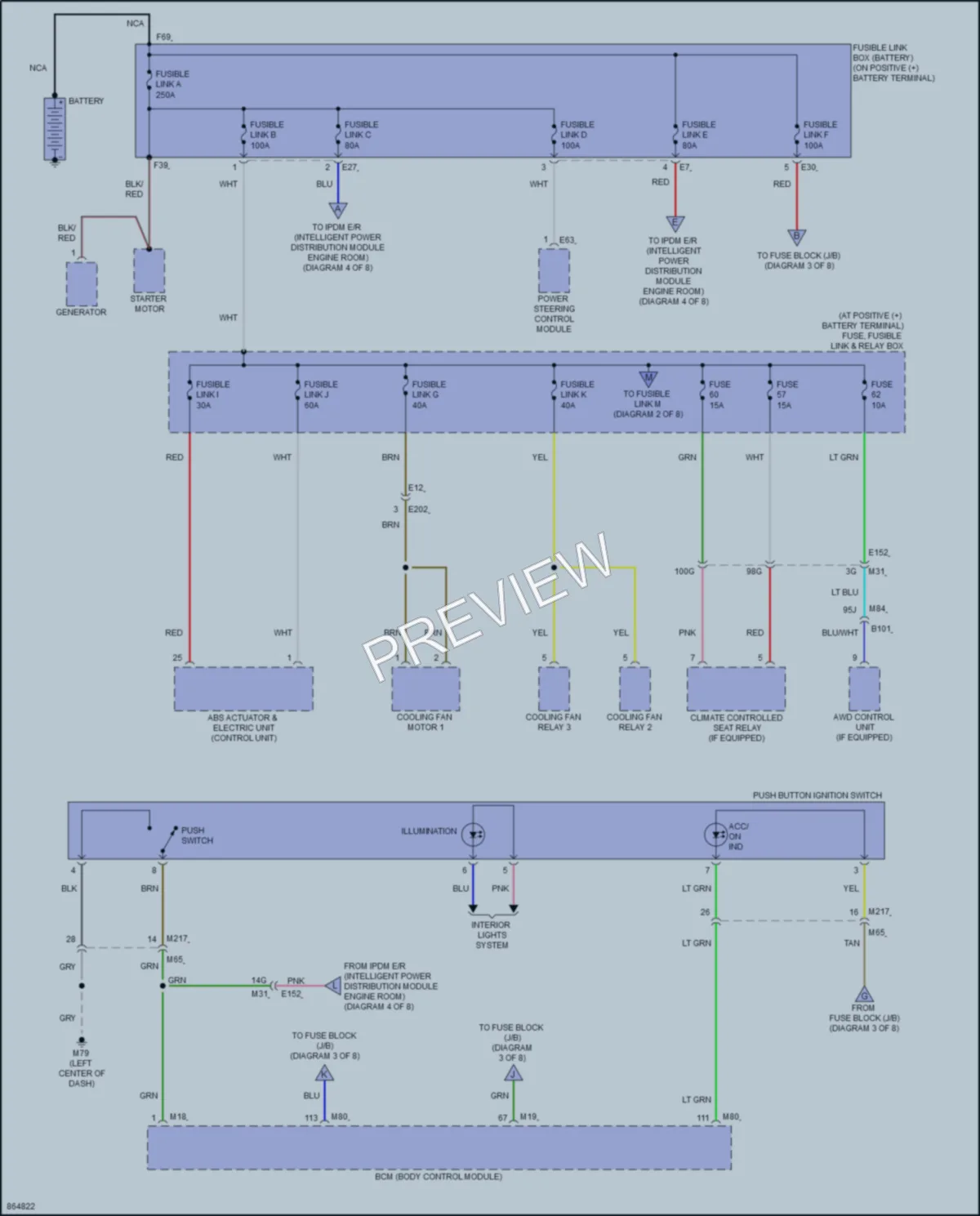 2024 Nissan Murano Power Distribution wiring diagram preview