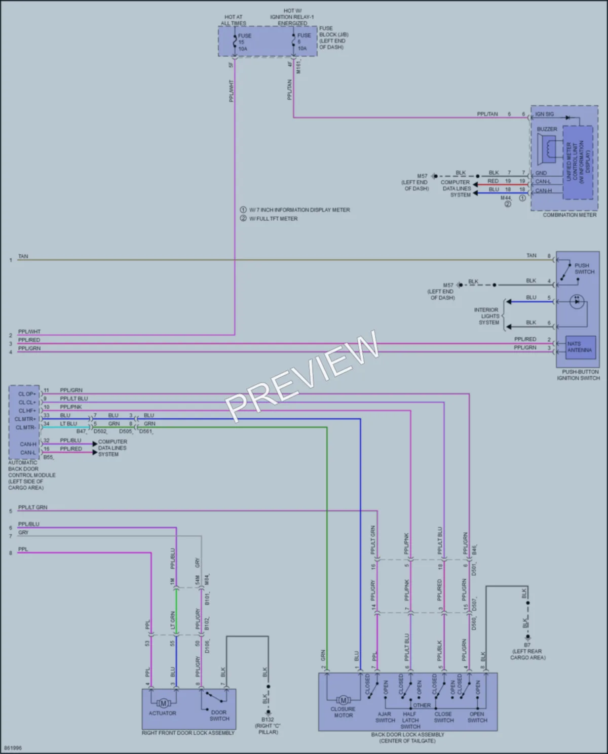 2024 Nissan Pathfinder Anti Theft wiring diagram preview