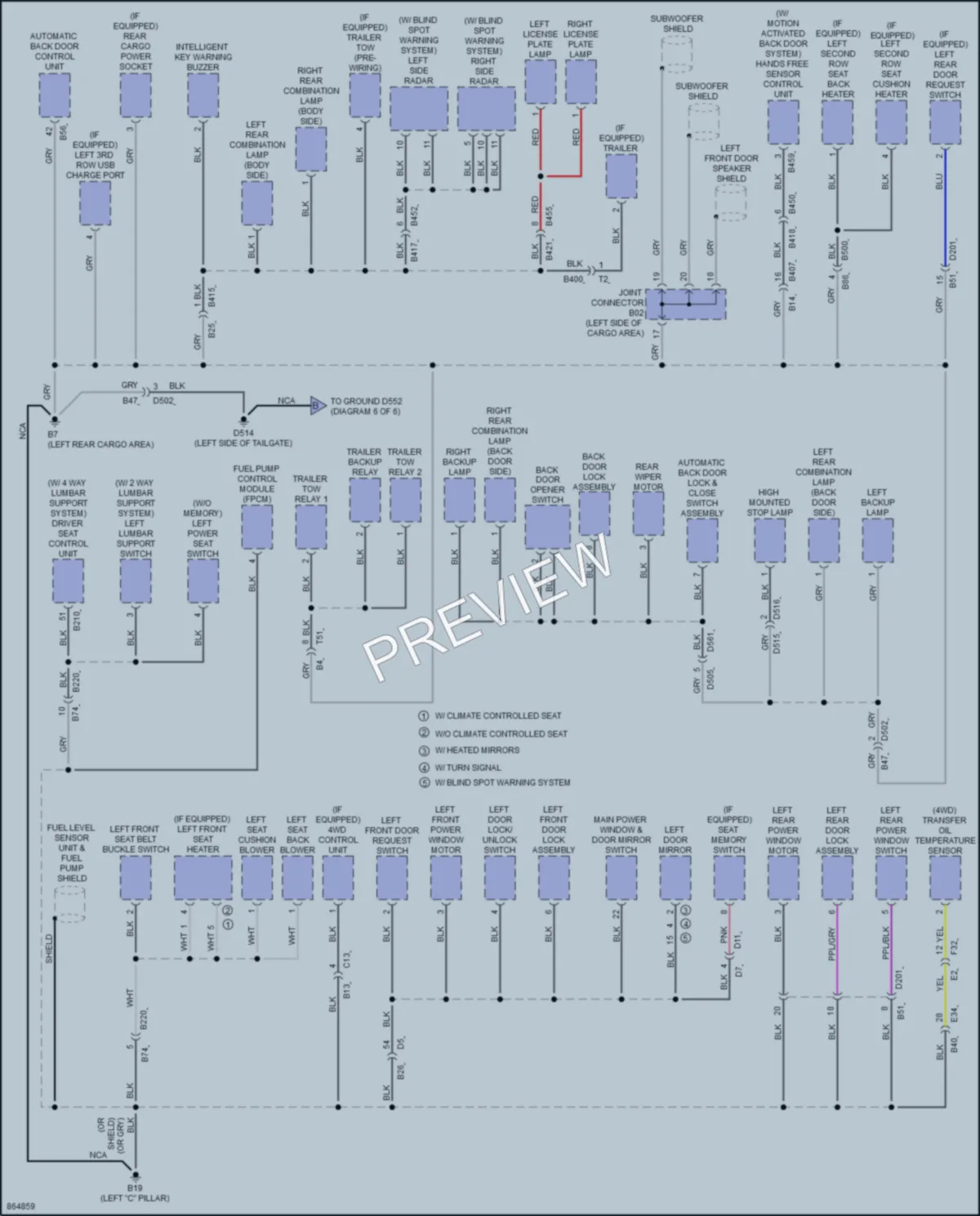2024 Nissan Pathfinder Ground Distribution wiring diagram preview