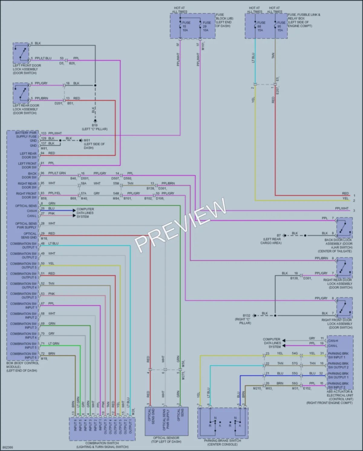 2024 Nissan Pathfinder Headlights wiring diagram preview