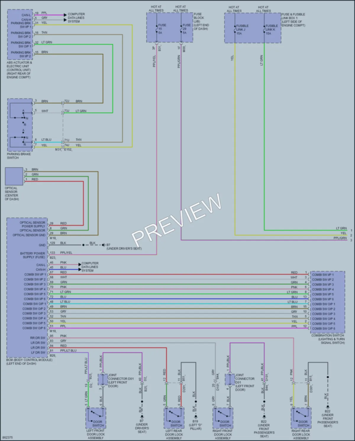 2024 Nissan Rogue Headlights wiring diagram preview