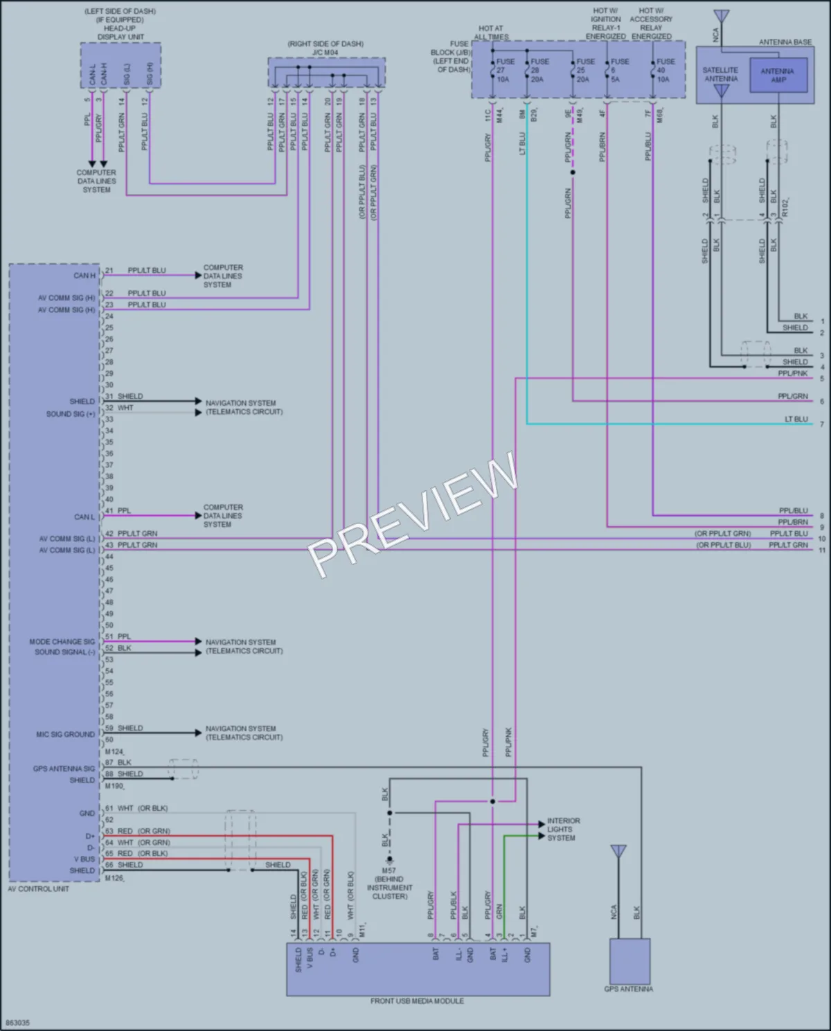 2024 Nissan Rogue Radio wiring diagram preview