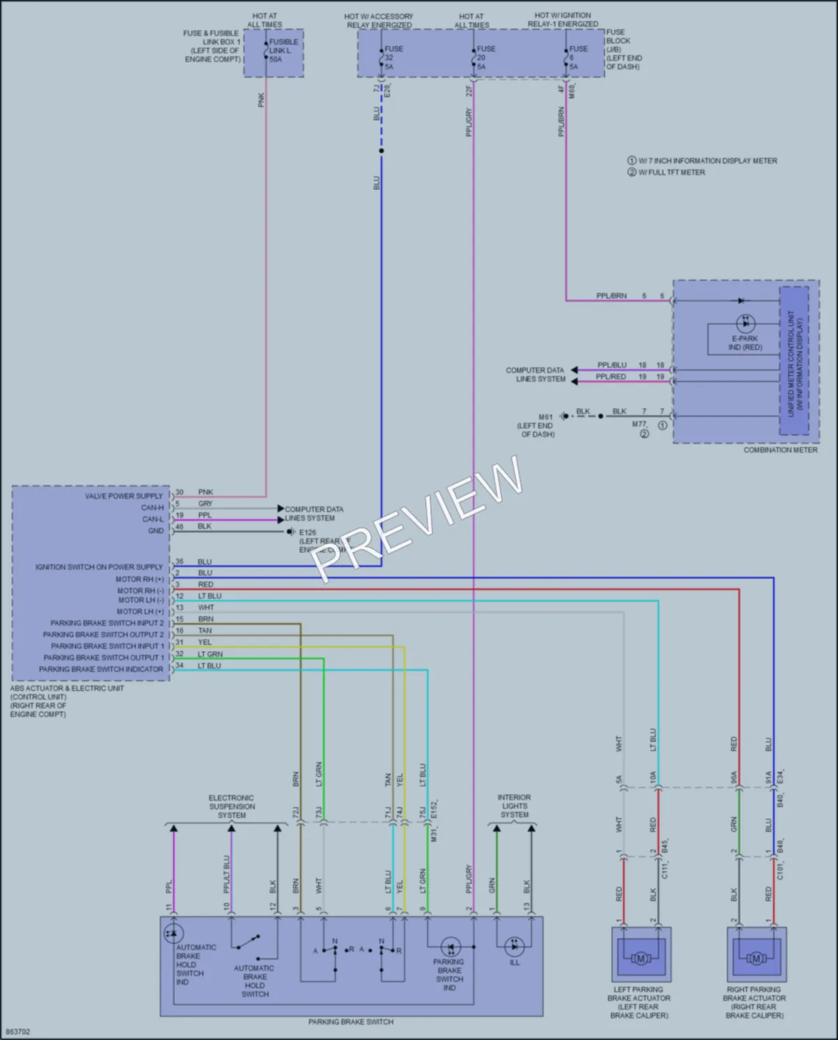 2024 Nissan Rogue Shift Interlock wiring diagram preview