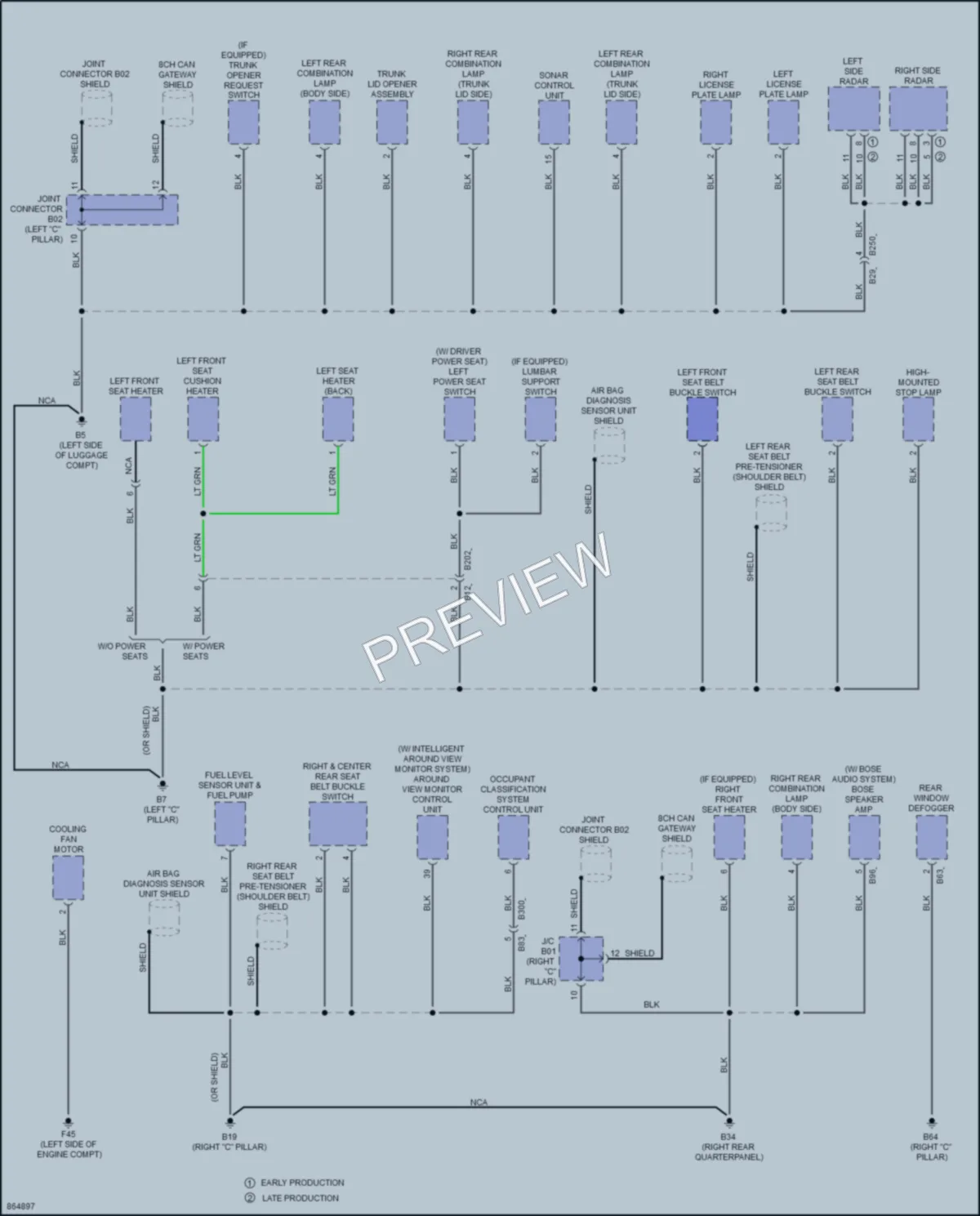 2024 Nissan Sentra Ground Distribution wiring diagram preview
