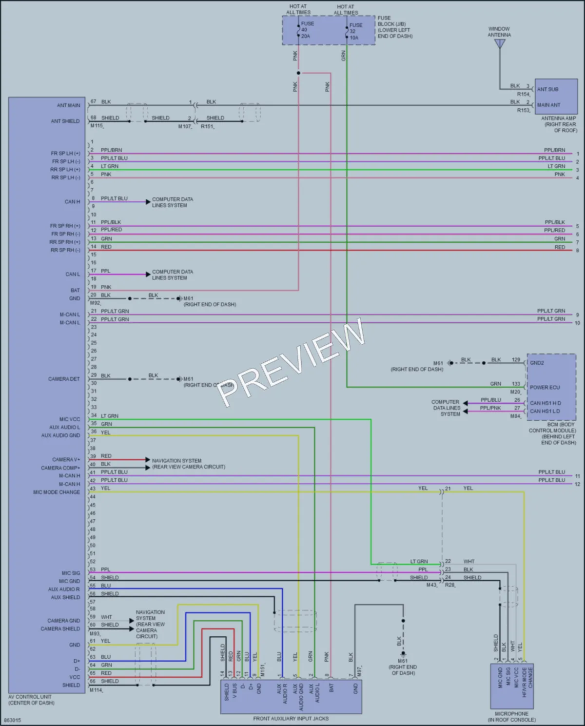 2024 Nissan Sentra Radio wiring diagram preview