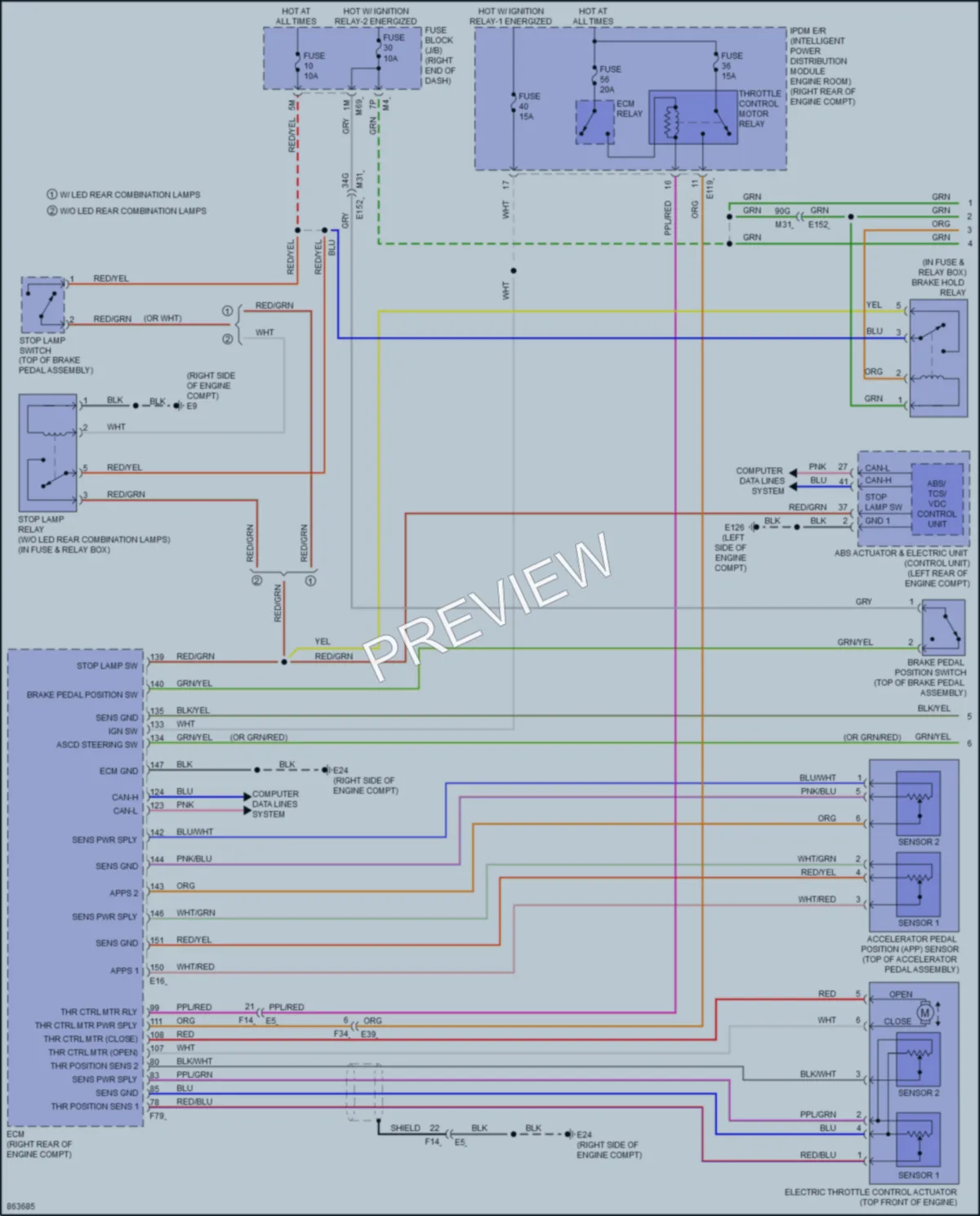 2024 Nissan Titan Cruise Control wiring diagram preview