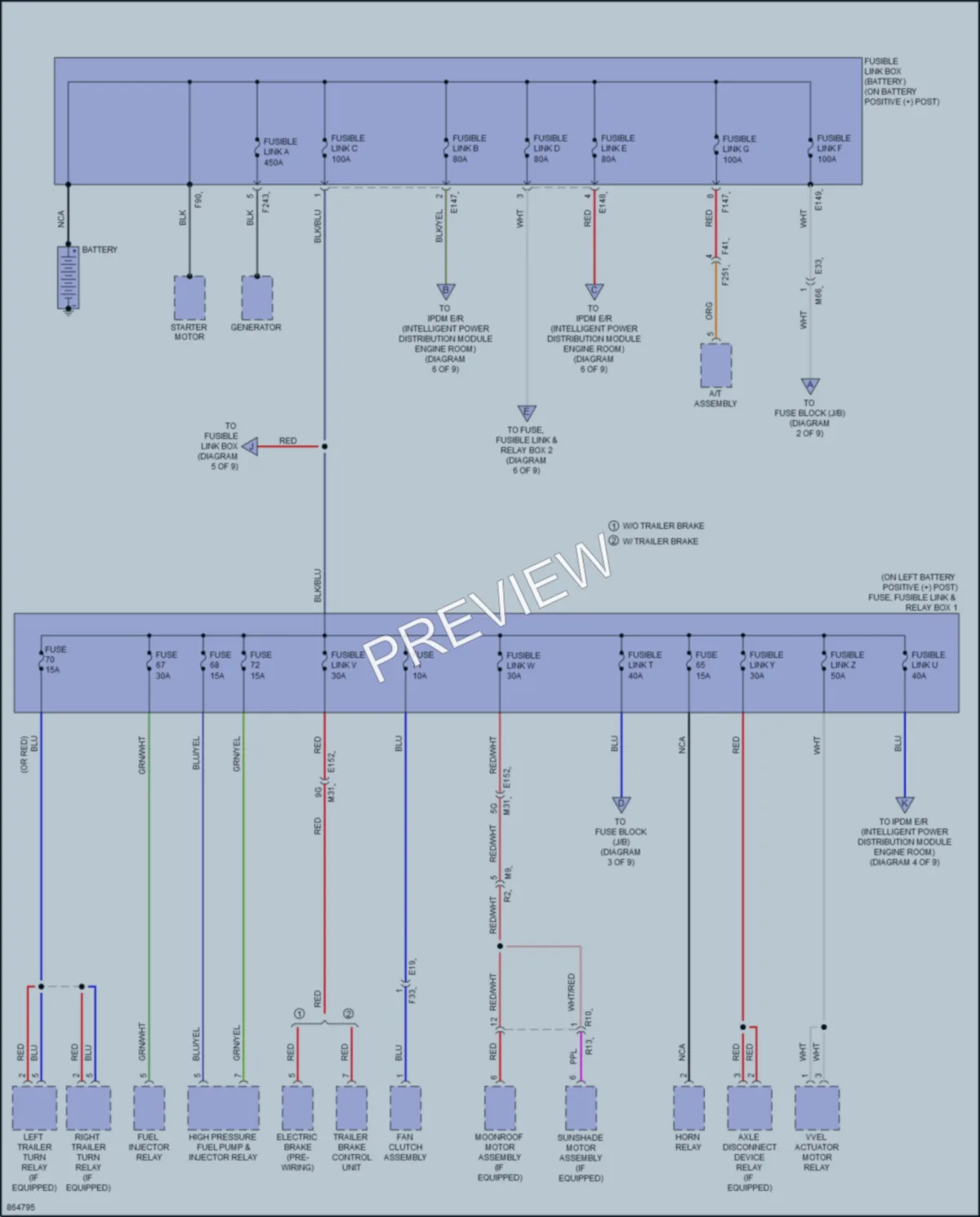 2024 Nissan Titan Power Distribution wiring diagram preview