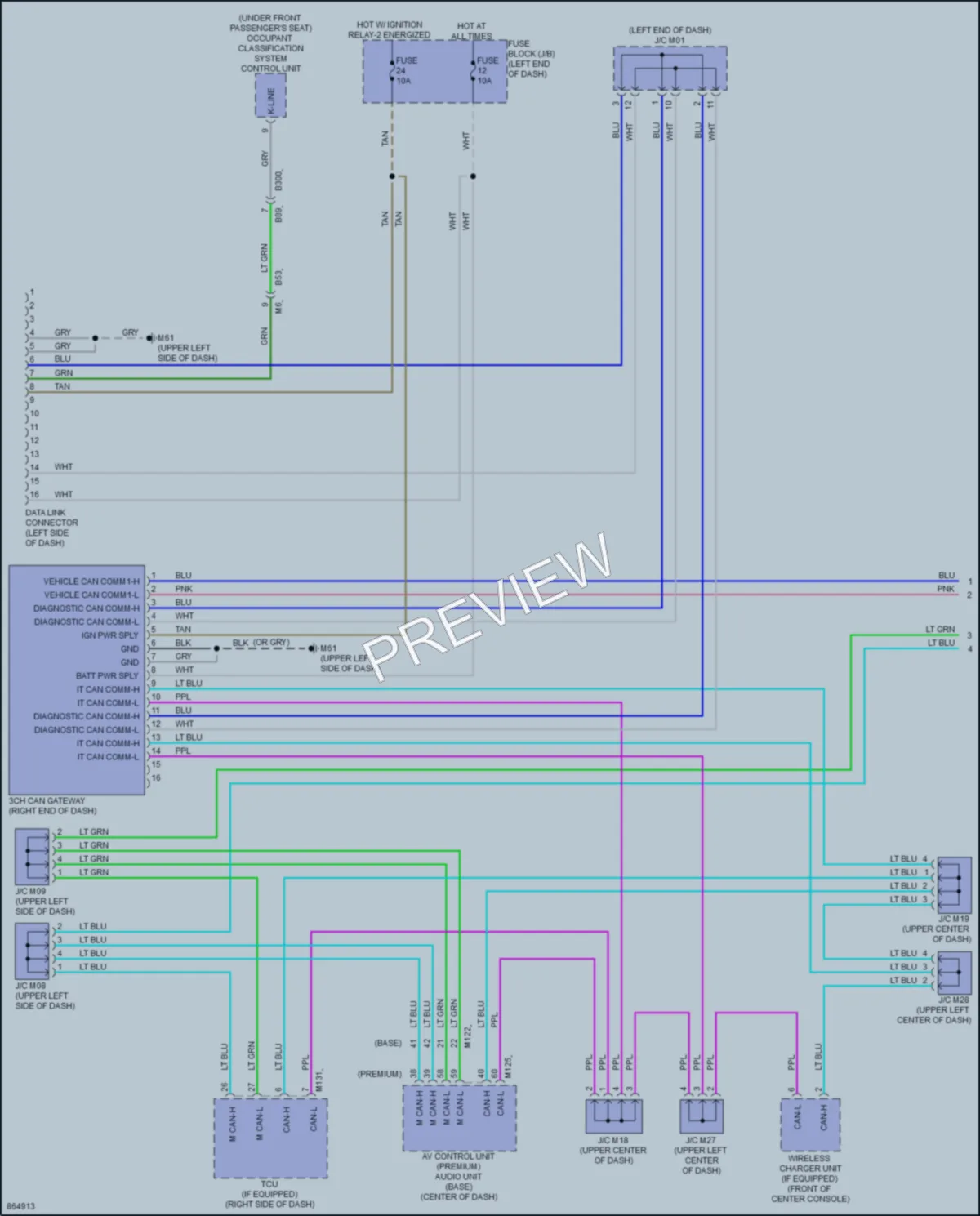 2024 Nissan Versa Computer Data Lines wiring diagram preview