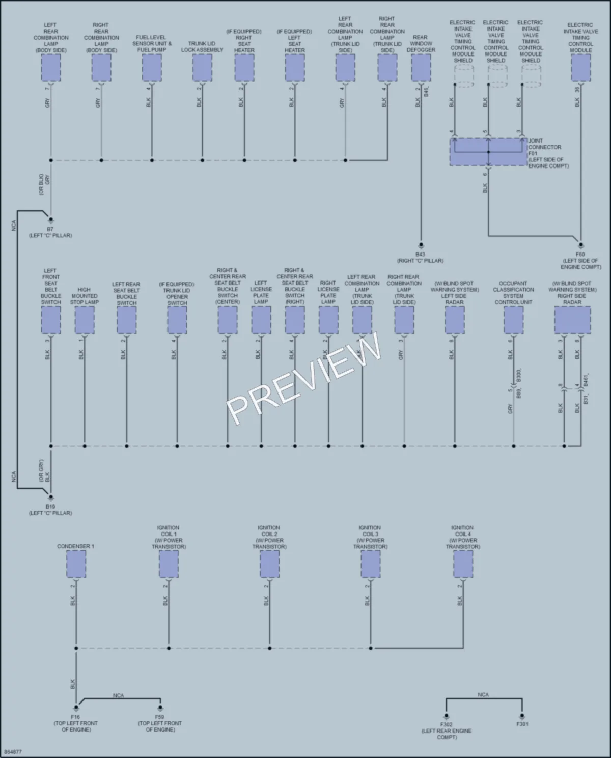 2024 Nissan Versa Ground Distribution wiring diagram preview