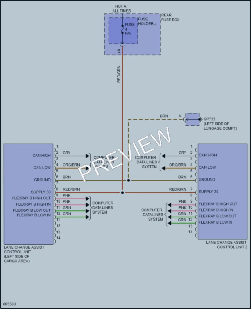 2024 Porsche Cayenne Navigation wiring diagram preview