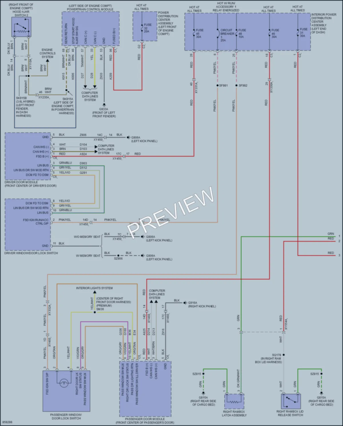 2024 Ram 1500 Anti Theft Wiring Diagrams protected preview