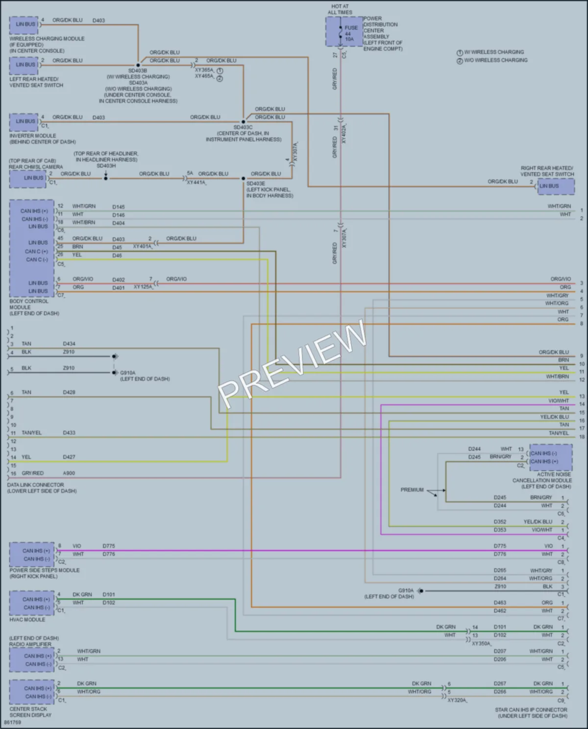 2024 Ram 2500 Computer Data Lines wiring diagram preview