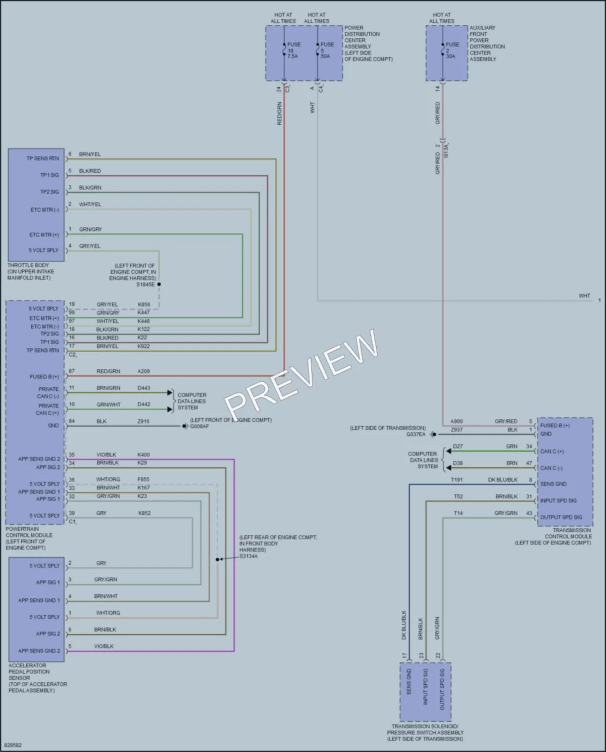 2024 Ram 3500ProMaster Cruise Control wiring diagram preview