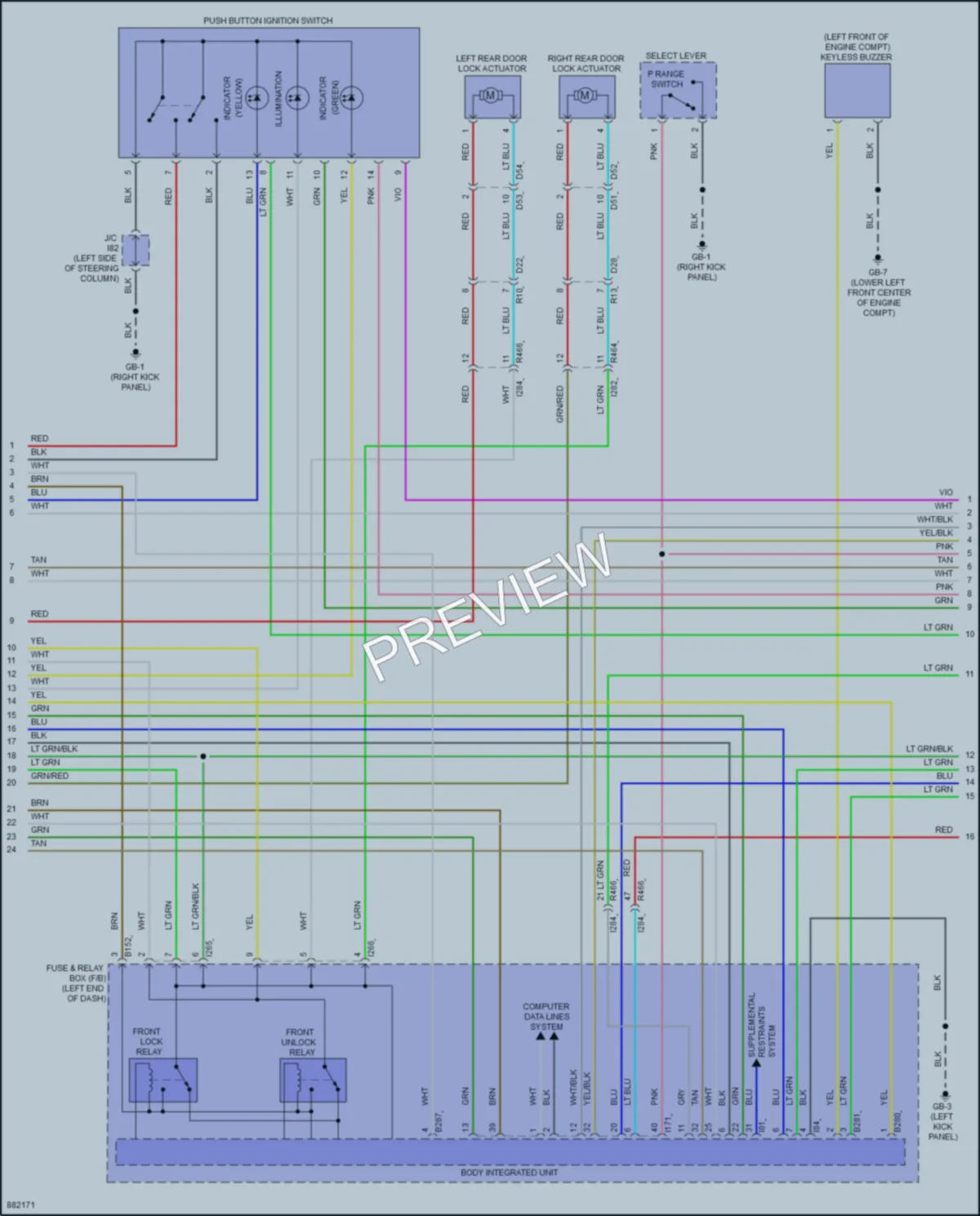 2024 Subaru Ascent Anti Theft Wiring Diagrams protected preview