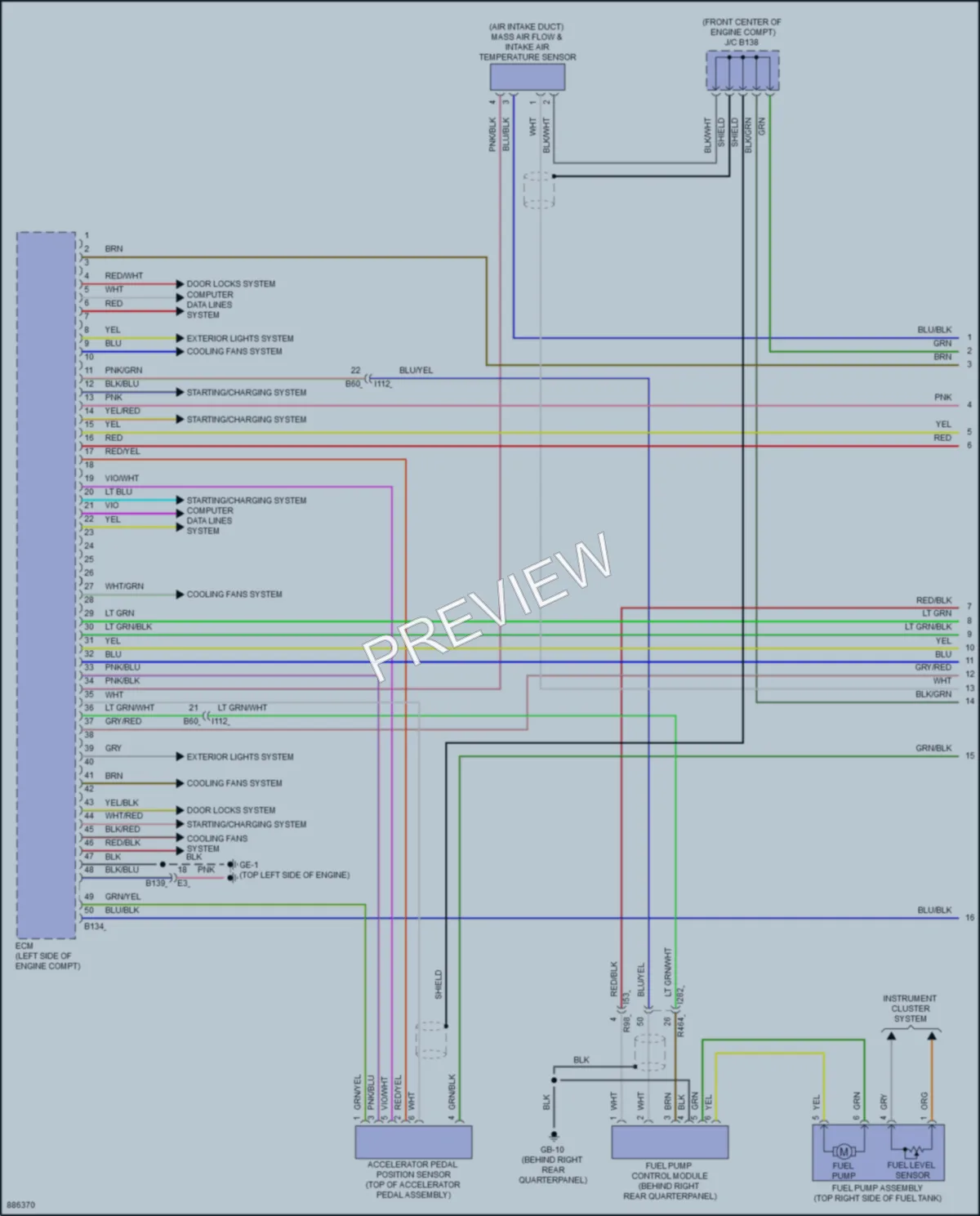 2024 Subaru Ascent Engine Performance wiring diagram preview
