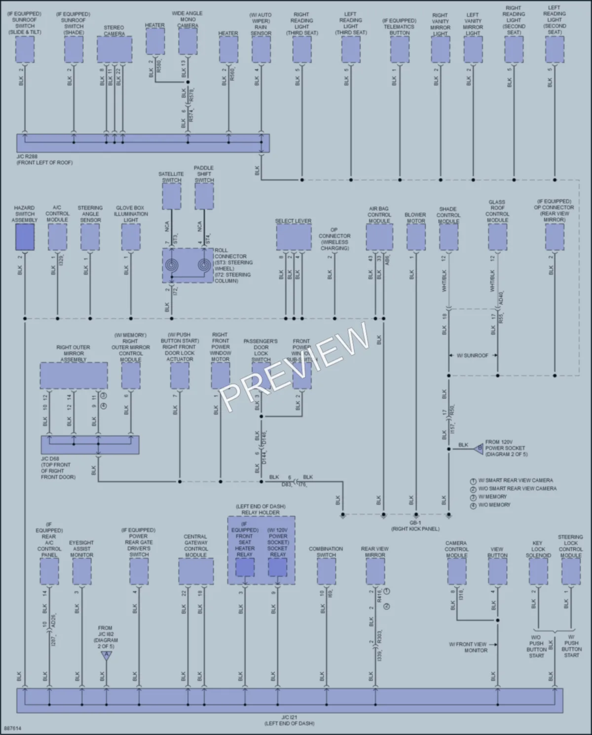 2024 Subaru Ascent Ground Distribution wiring diagram preview