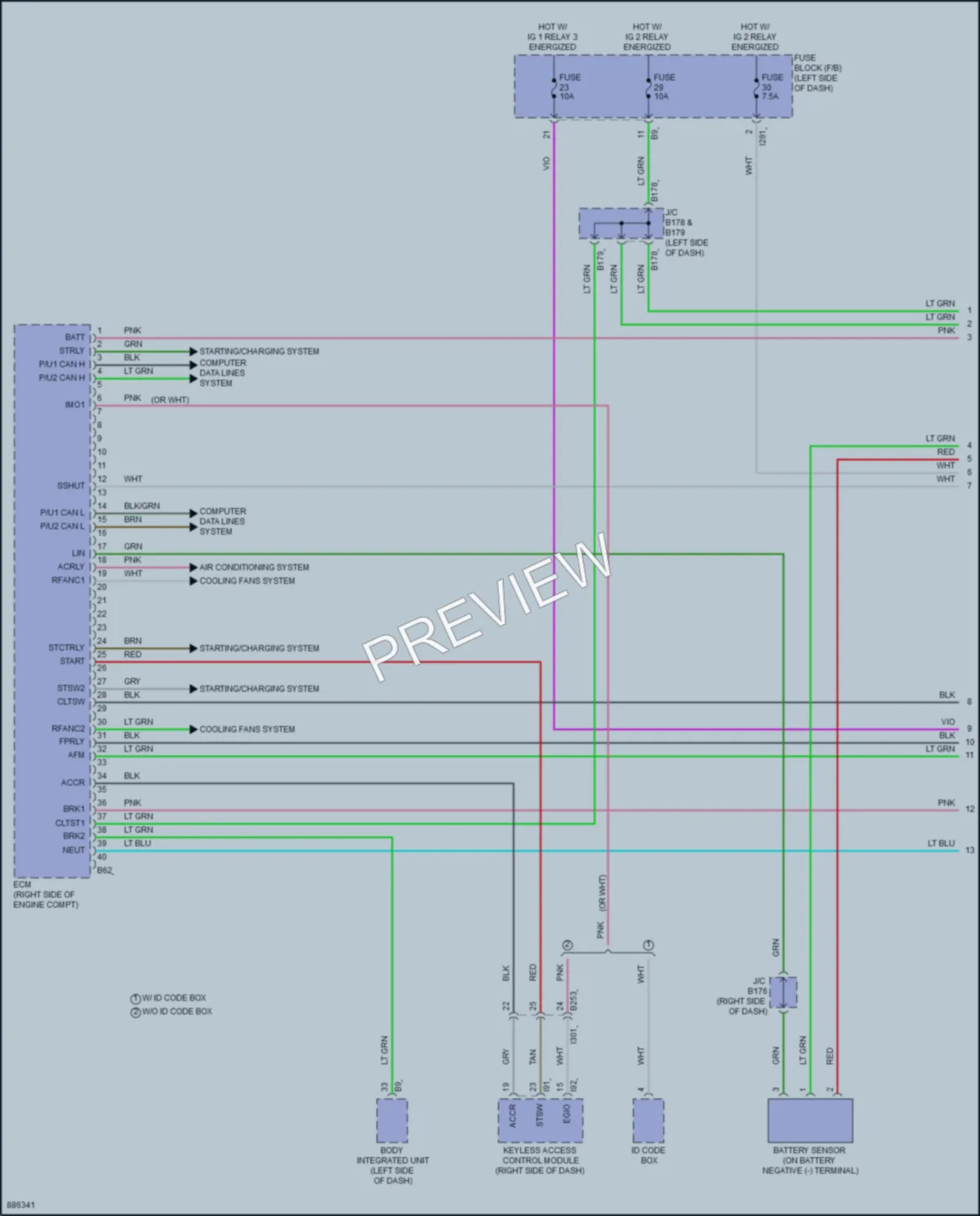 2024 Subaru BRZ Engine Performance wiring diagram preview
