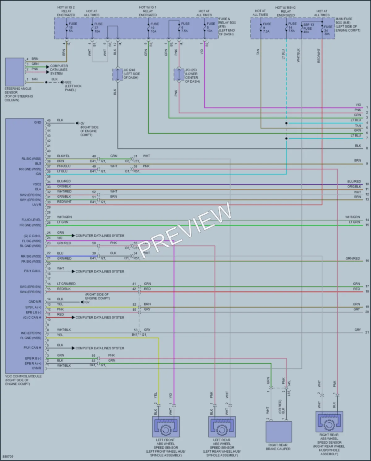2024 Subaru Crosstrek Anti Lock Brakes wiring diagram preview