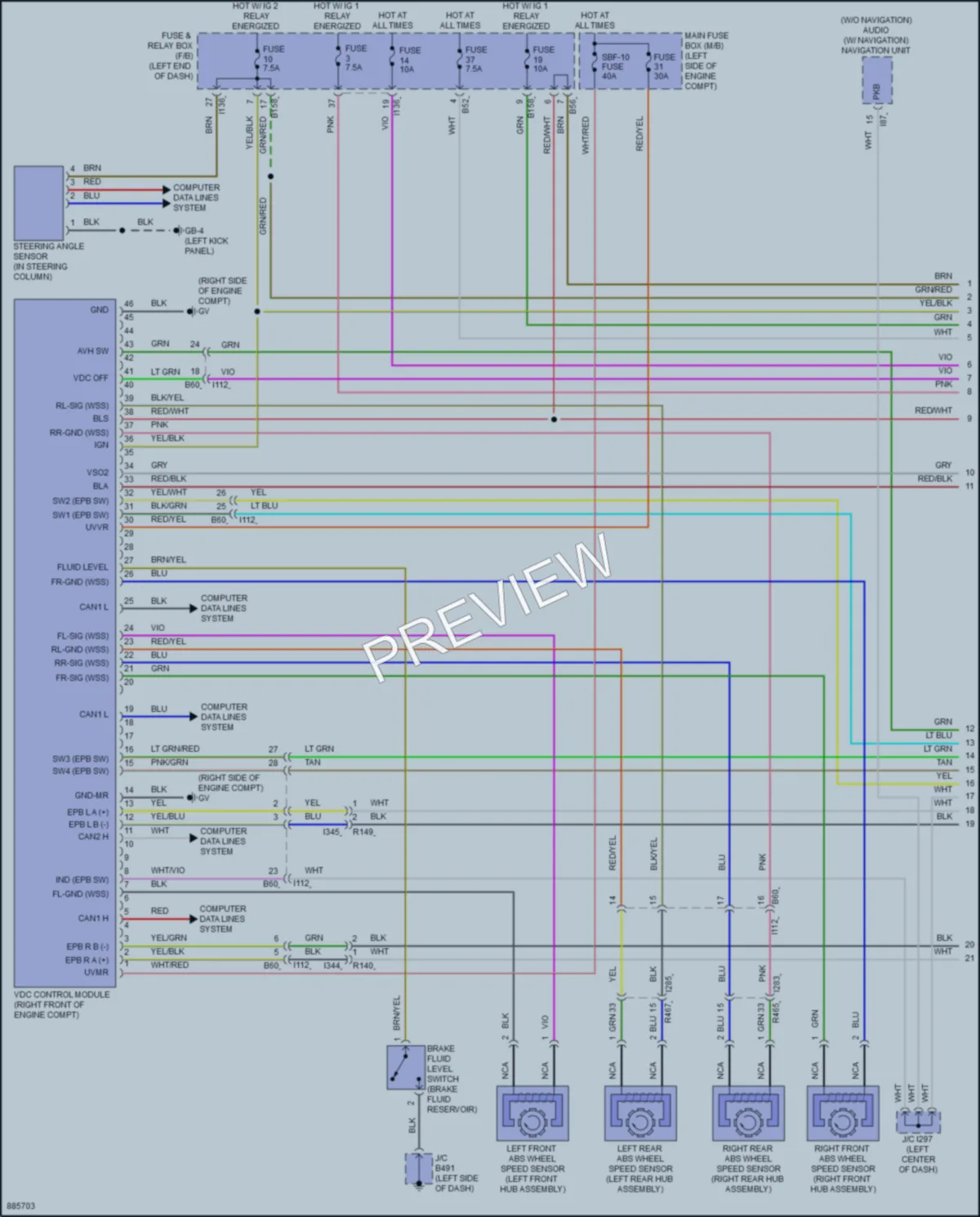 2024 Subaru Forester Anti Lock Brakes wiring diagram preview