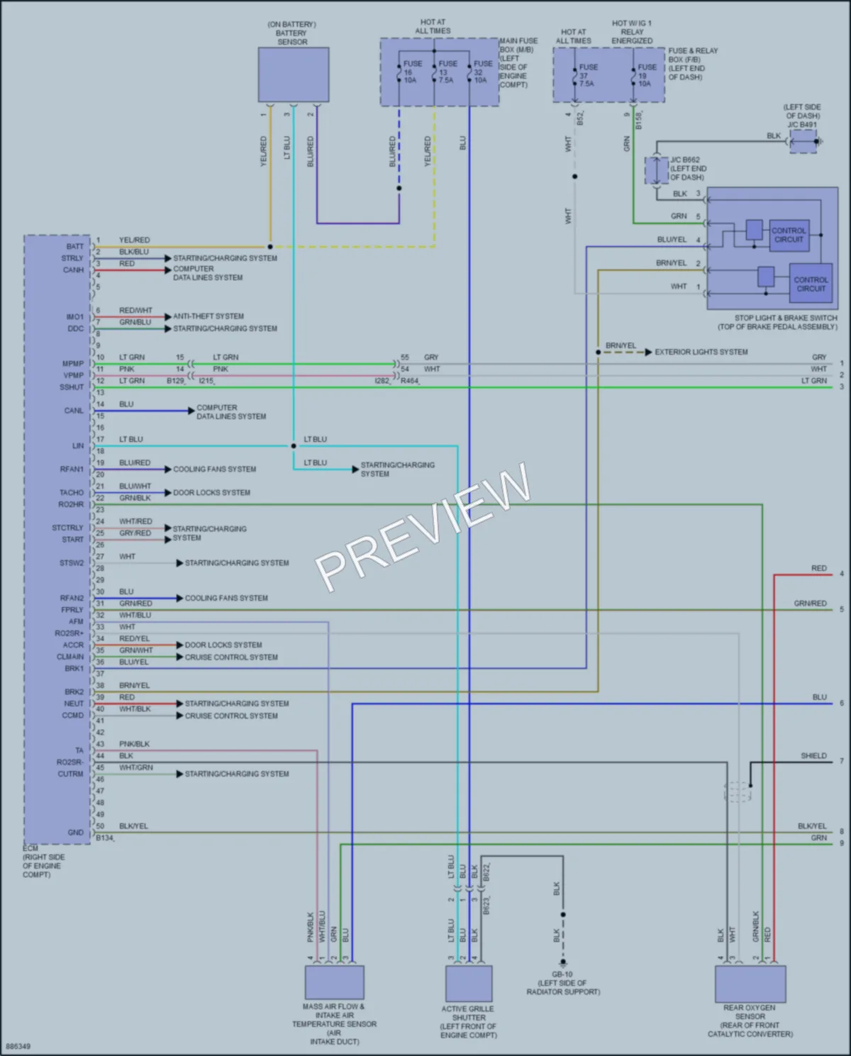2024 Subaru Forester Engine Performance wiring diagram preview