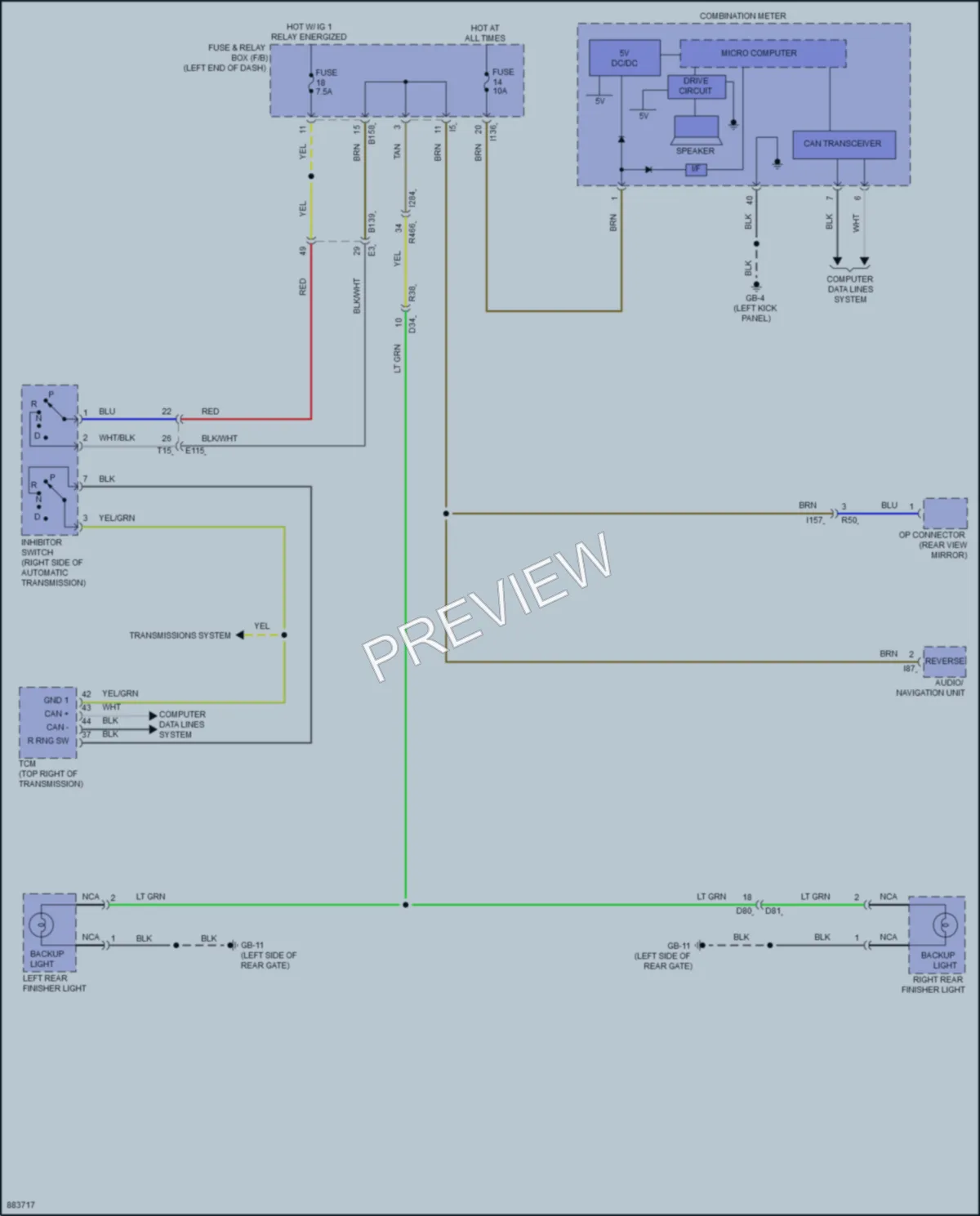 2024 Subaru Forester Exterior Lights wiring diagram preview