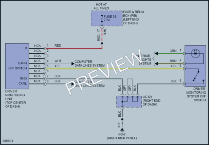 2024 Subaru Forester Navigation wiring diagram preview