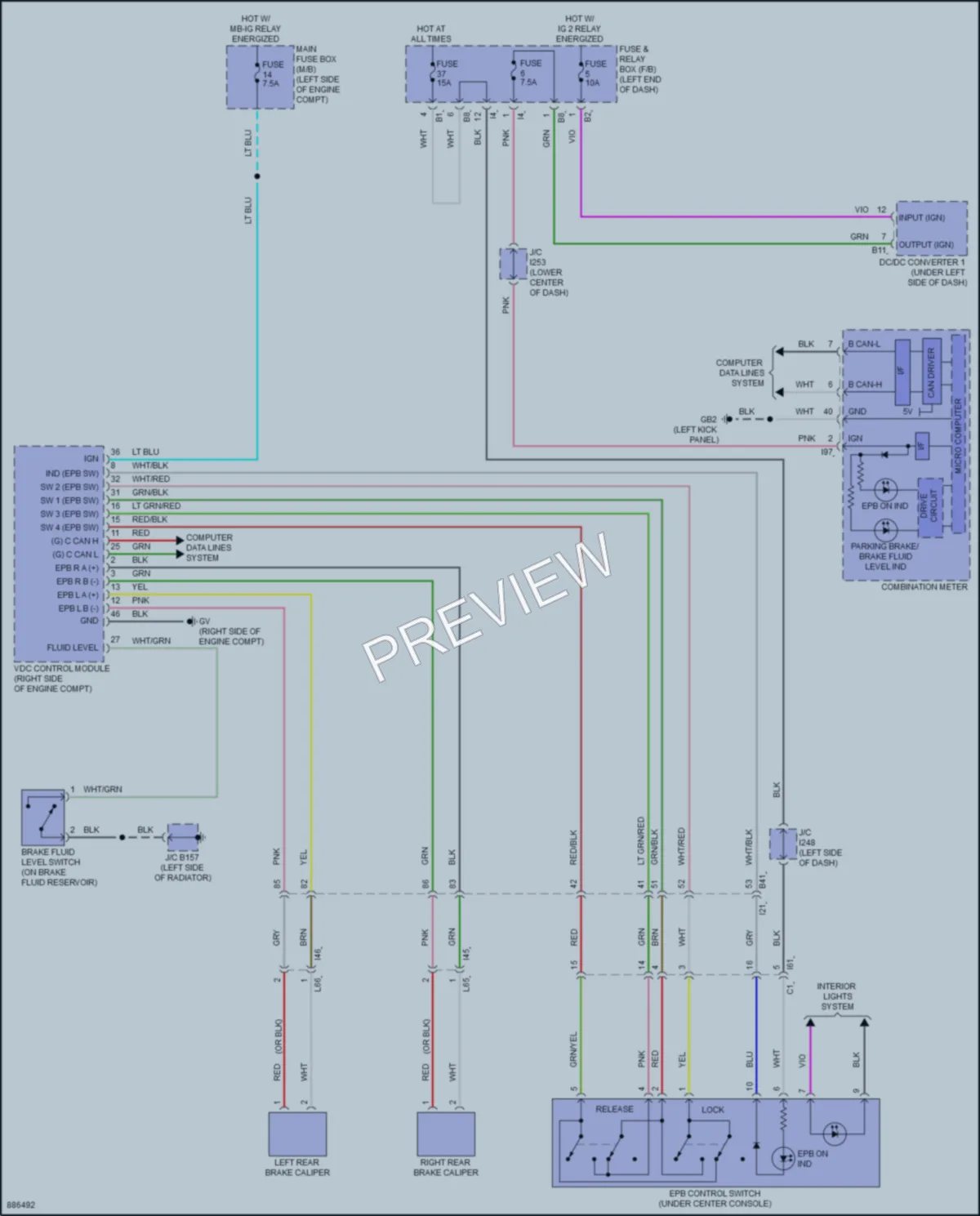 2024 Subaru Impreza Shift Interlock wiring diagram preview