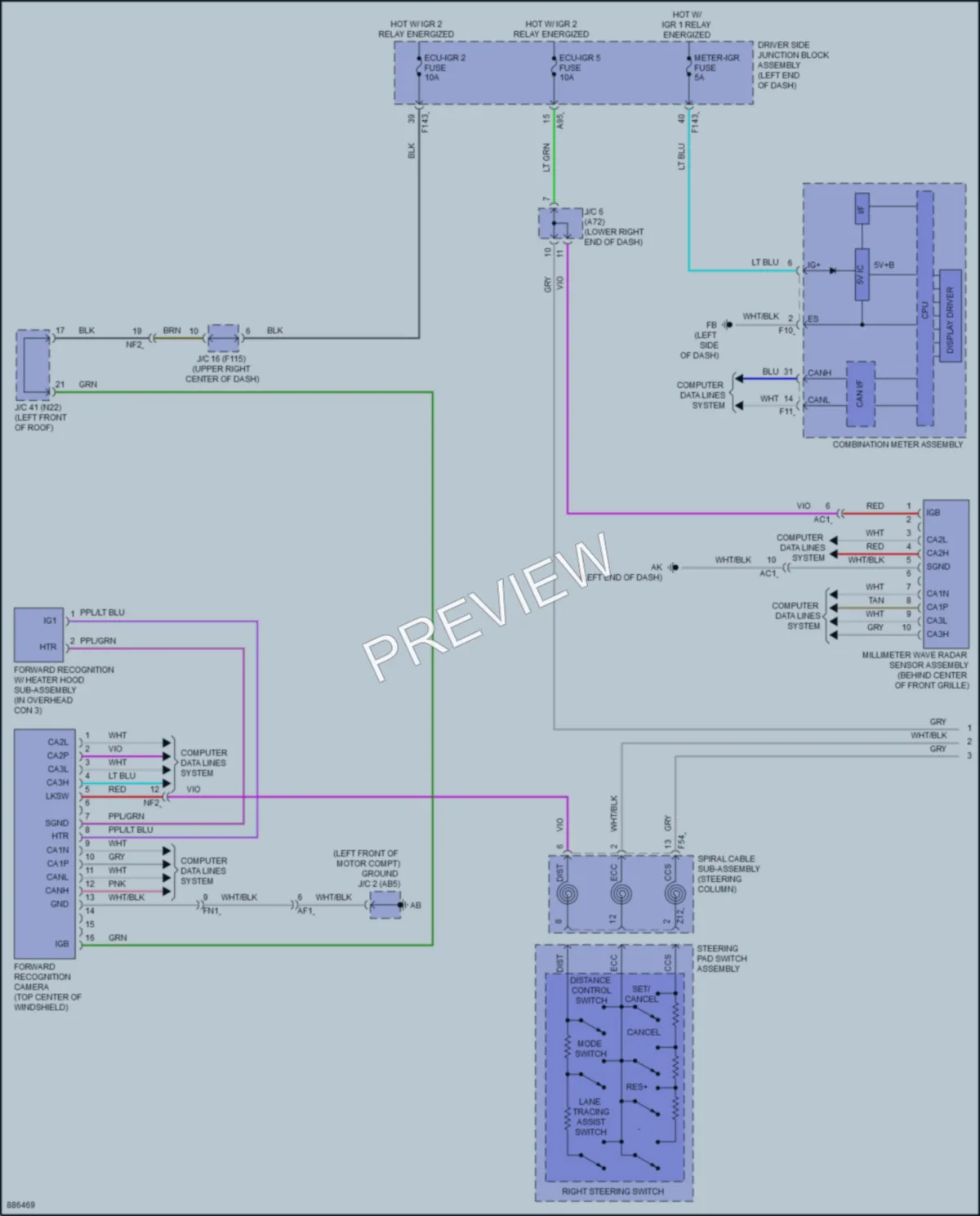 2024 Subaru Solterra Cruise Control wiring diagram preview