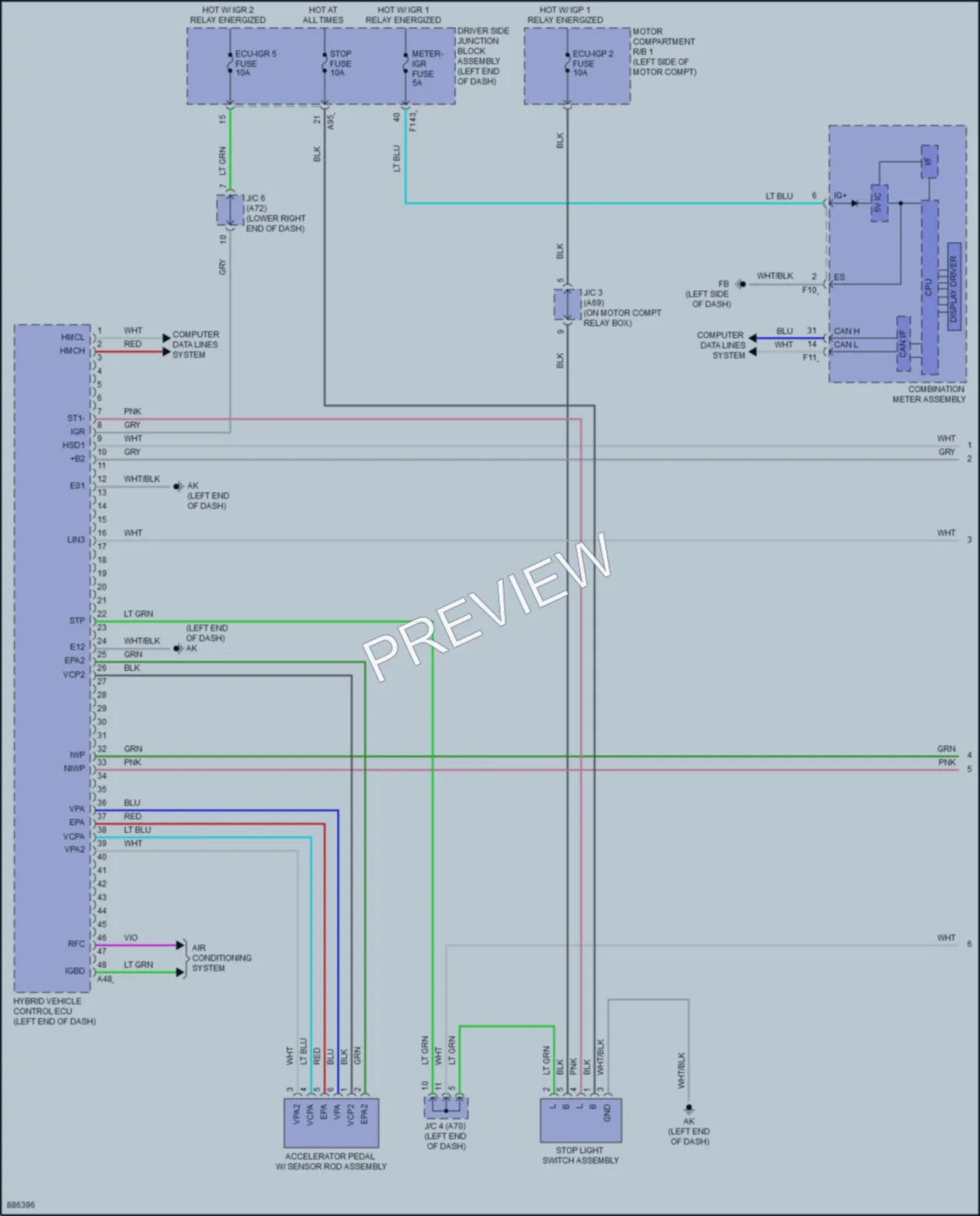 2024 Subaru Solterra Engine Performance wiring diagram preview