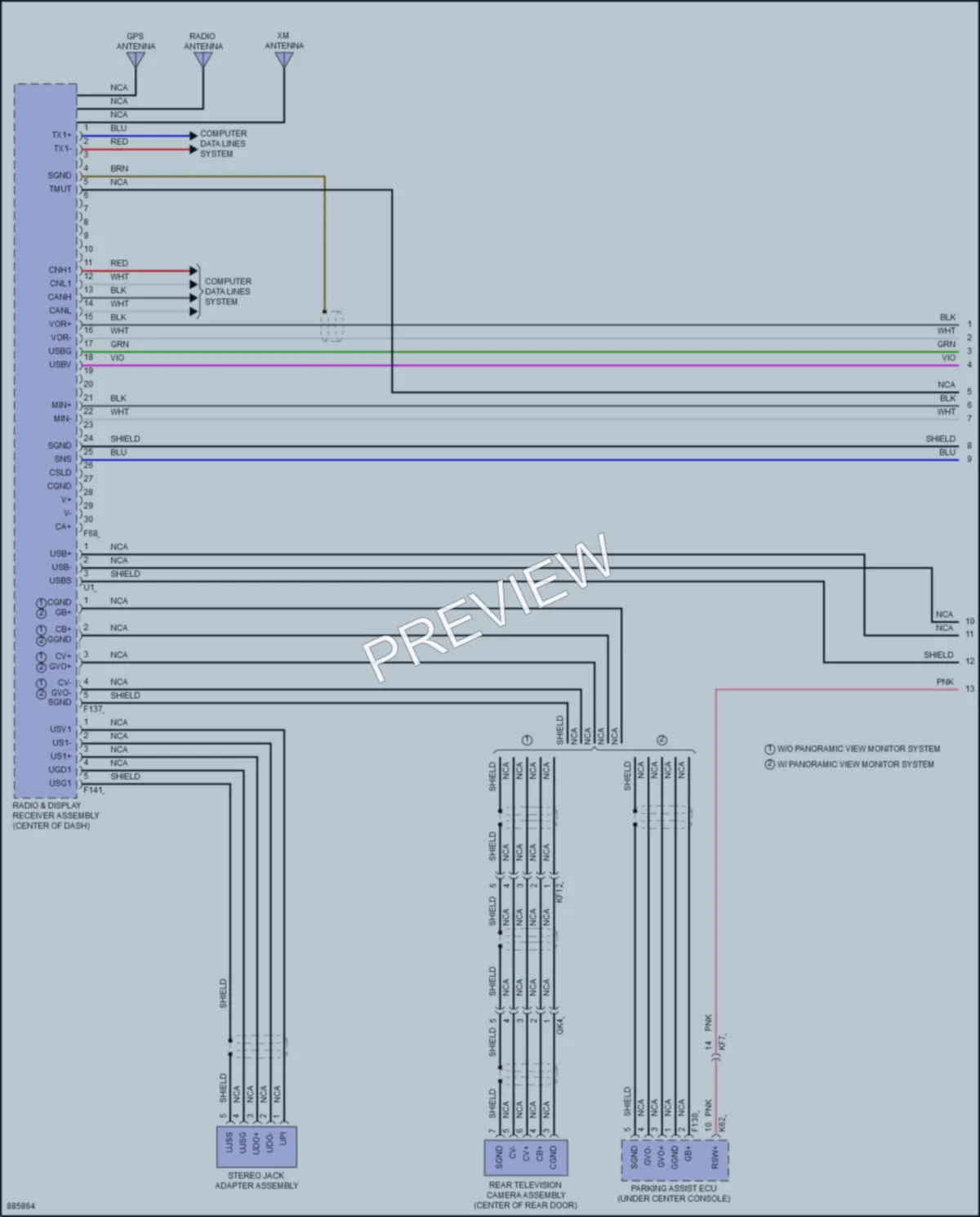 2024 Subaru Solterra Radio wiring diagram preview