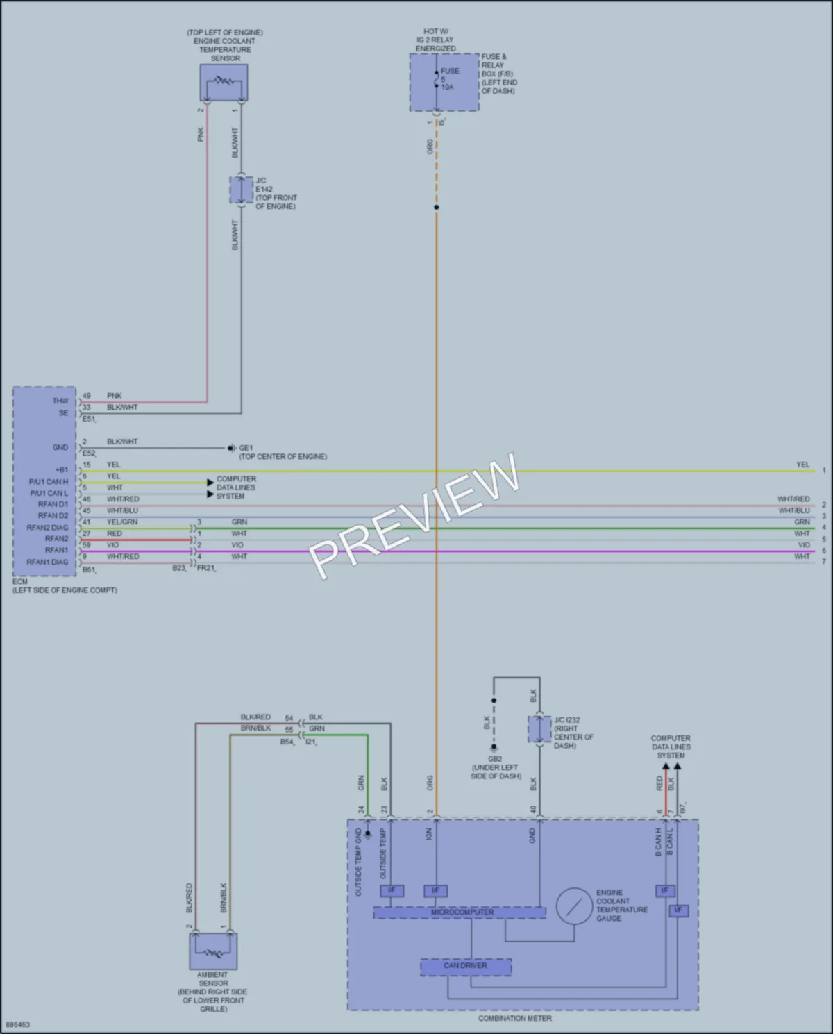 2024 Subaru WRX Cooling Fan wiring diagram preview