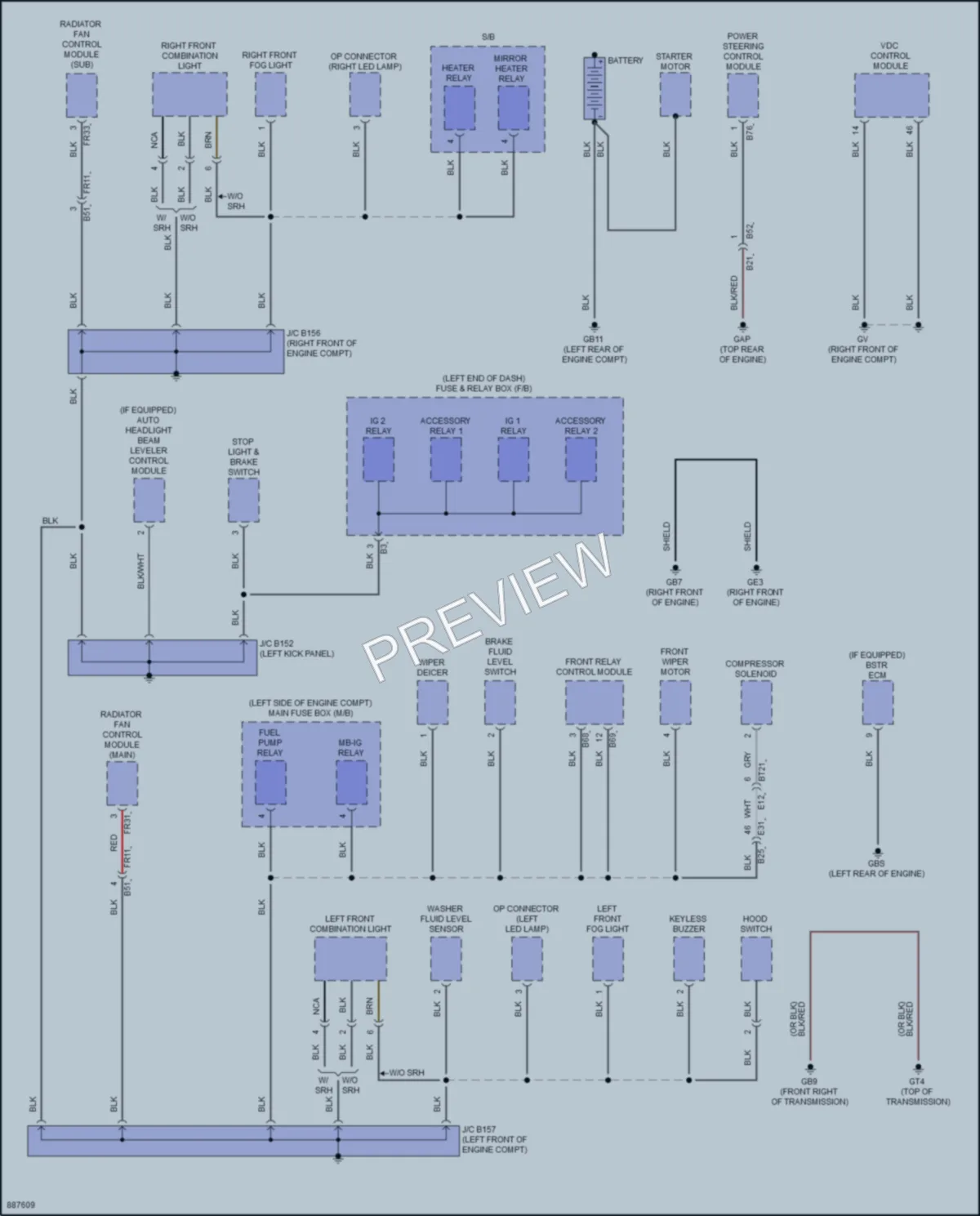 2024 Subaru WRX Ground Distribution wiring diagram preview