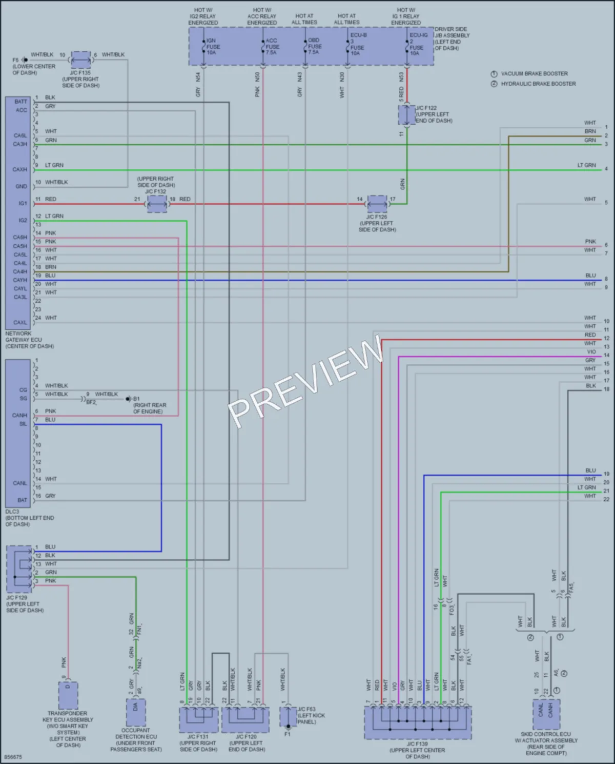 2024 Toyota 4Runner Computer Data Lines wiring diagram preview