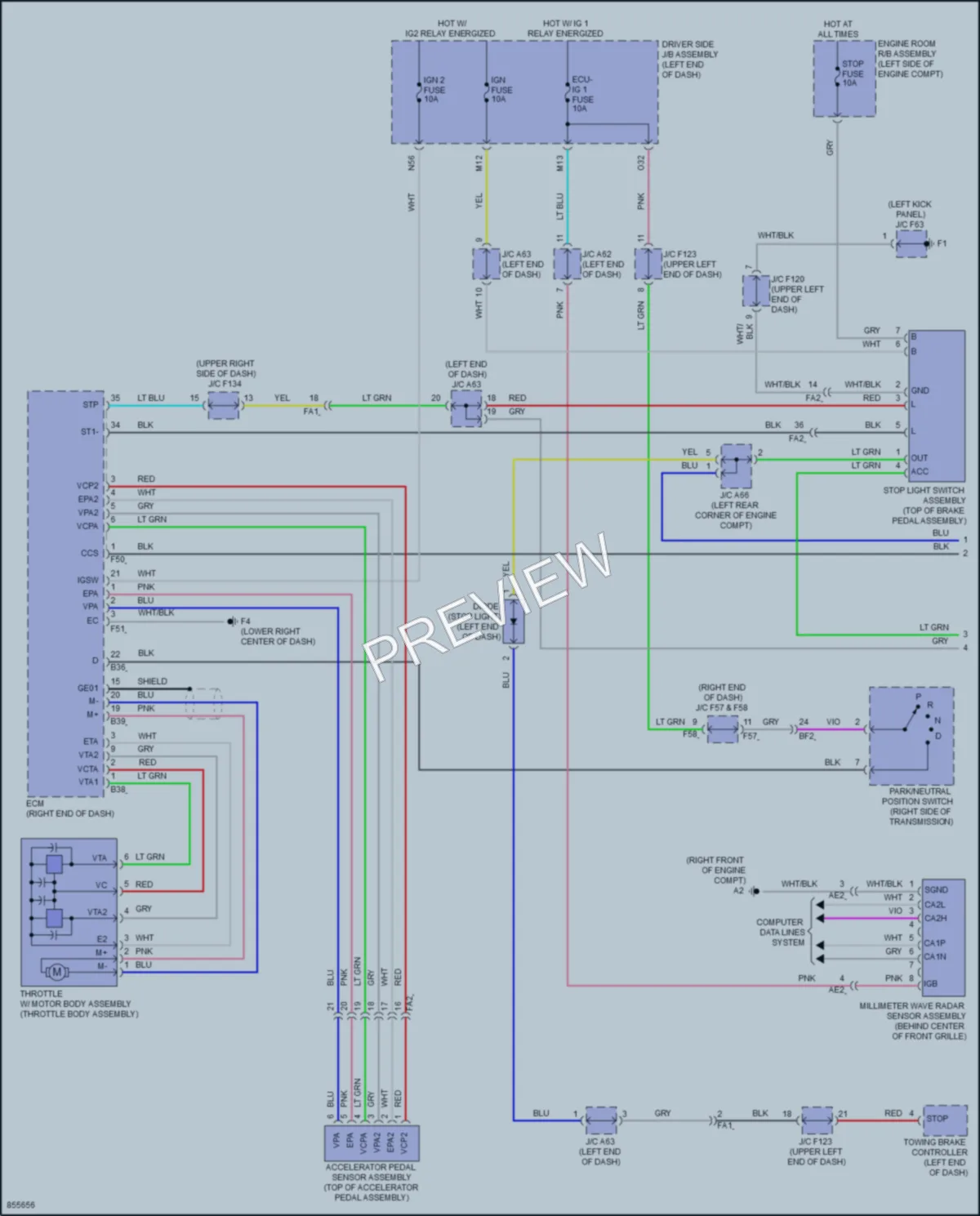 2024 Toyota 4Runner Cruise Control wiring diagram preview