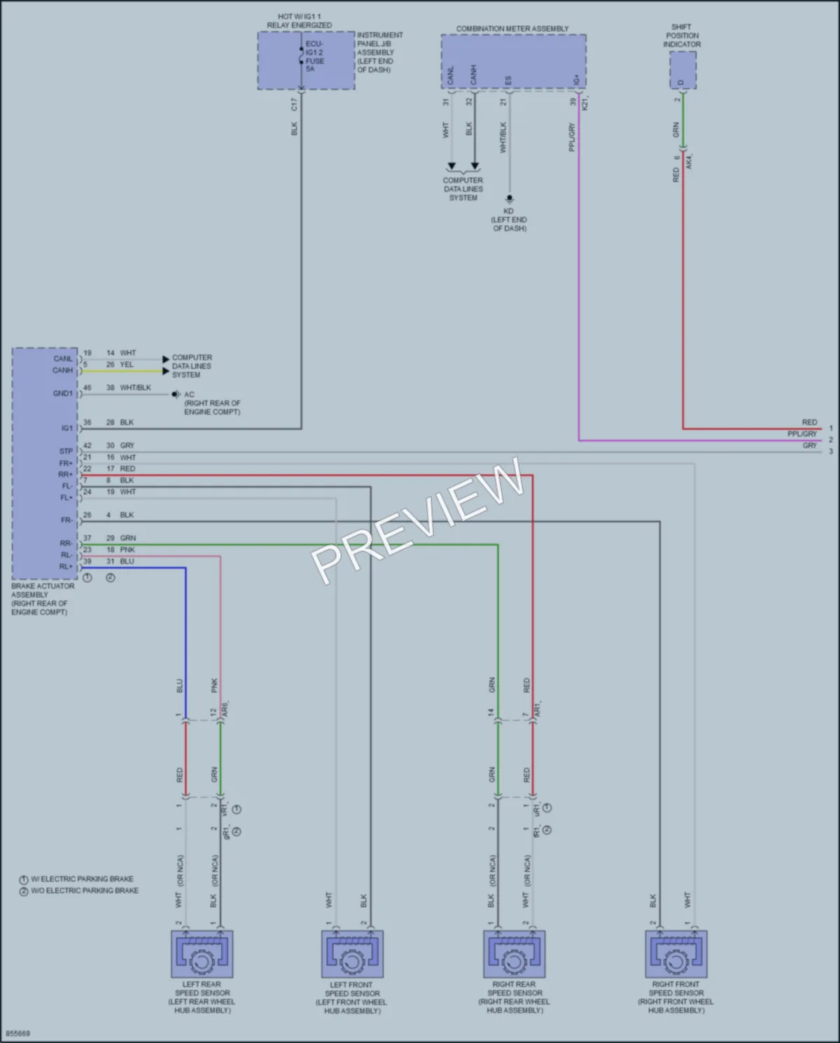 2024 Toyota Camry Cruise Control wiring diagram preview