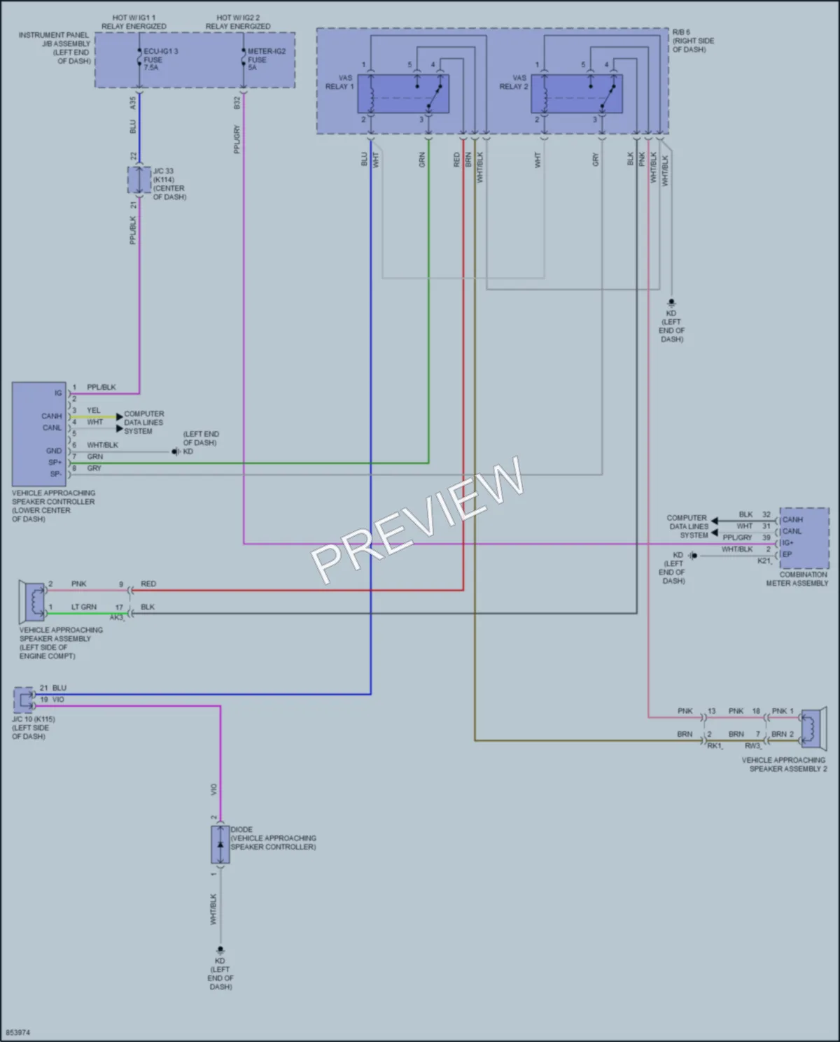 2024 Toyota CamryHybrid Active Bodyworks wiring diagram preview