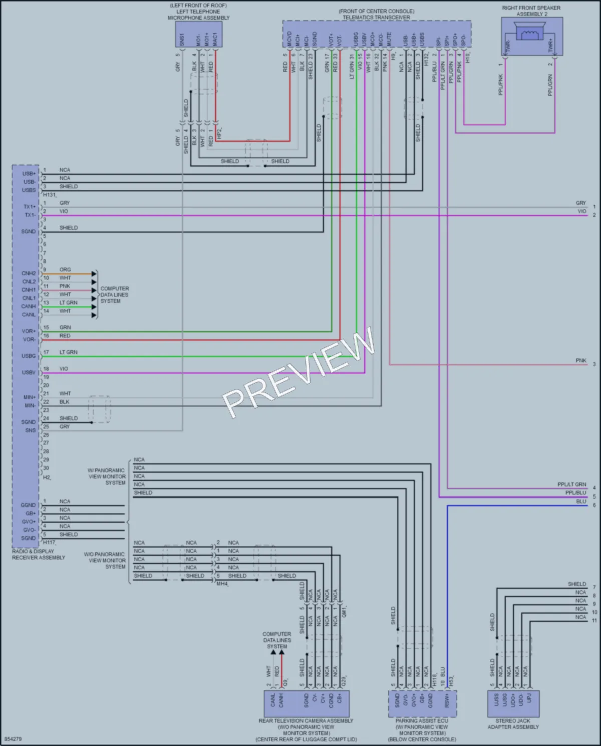 2024 Toyota CrownHybrid Radio wiring diagram preview
