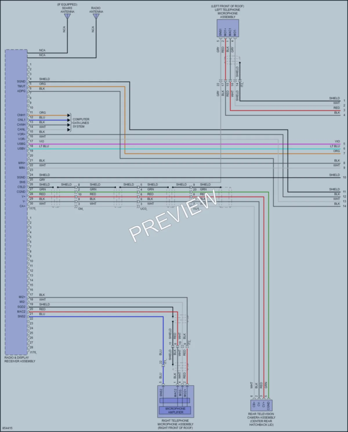 2024 Toyota GRCorolla Radio wiring diagram preview