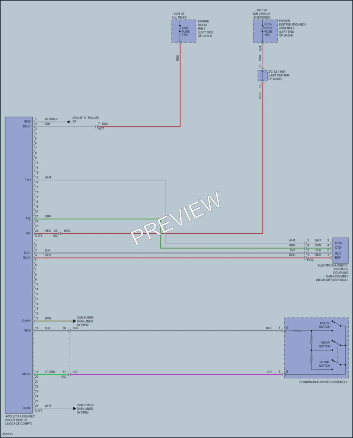 2024 Toyota GRCorolla Transmission wiring diagram preview