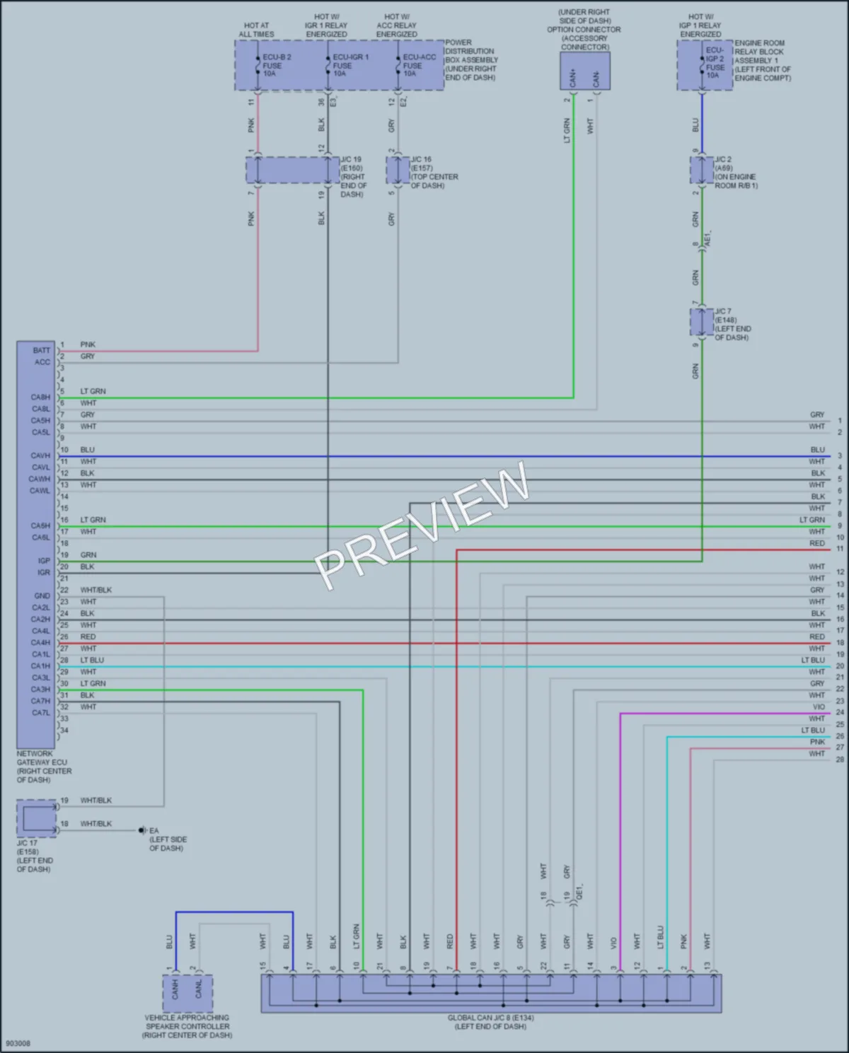 2024 Toyota LandCruiser Computer Data Lines wiring diagram preview