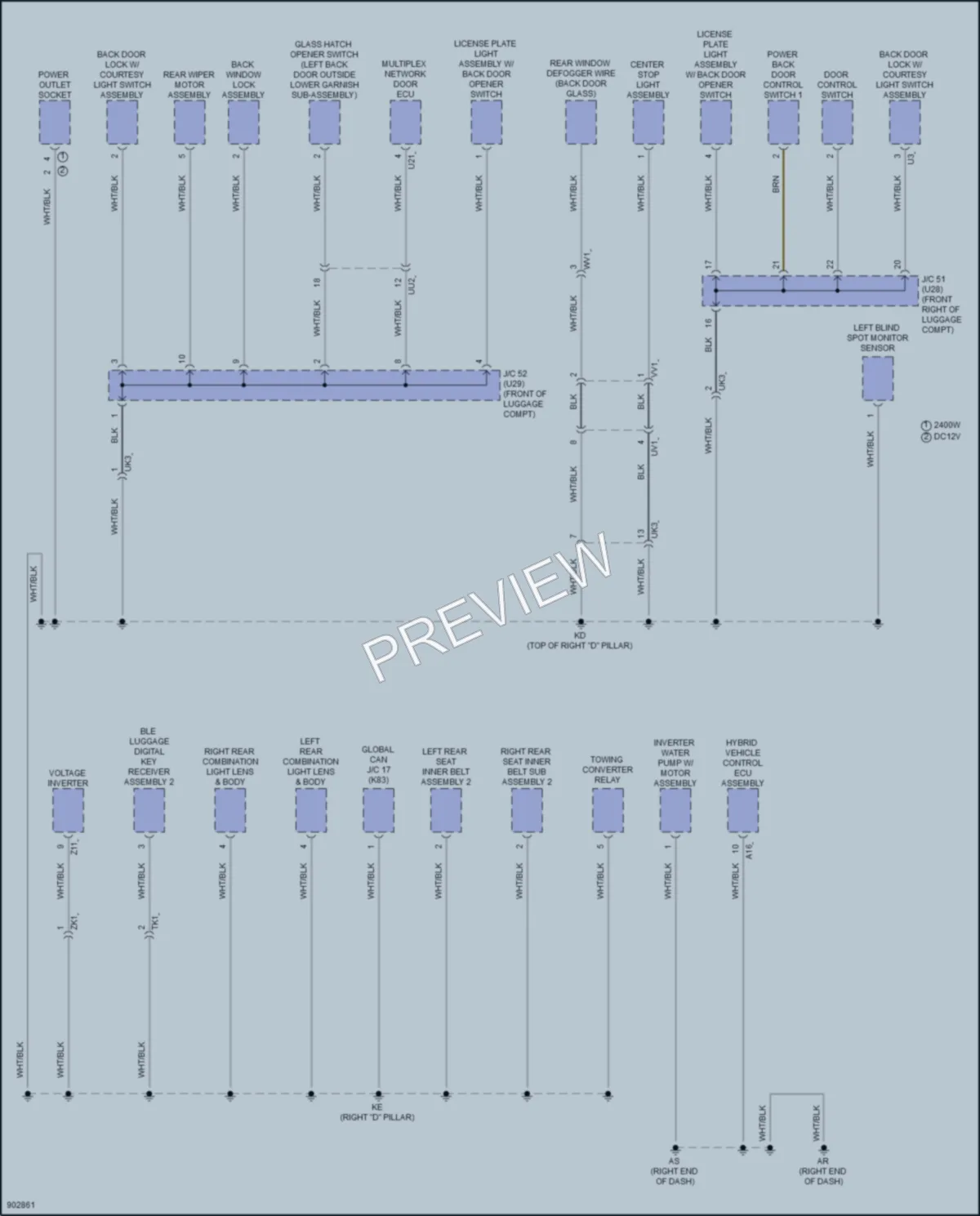 2024 Toyota LandCruiser Ground Distribution wiring diagram preview