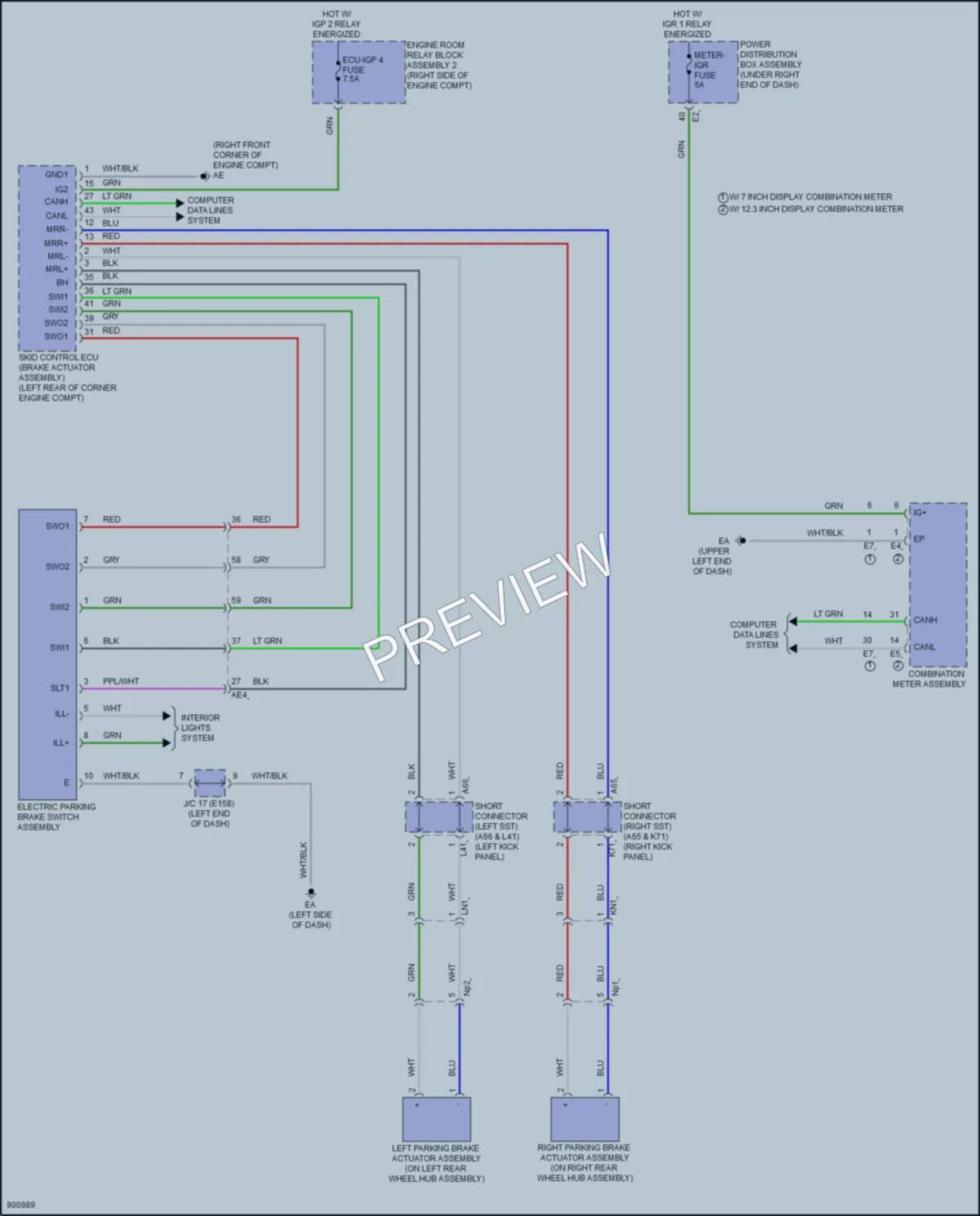 2024 Toyota LandCruiser Shift Interlock wiring diagram preview