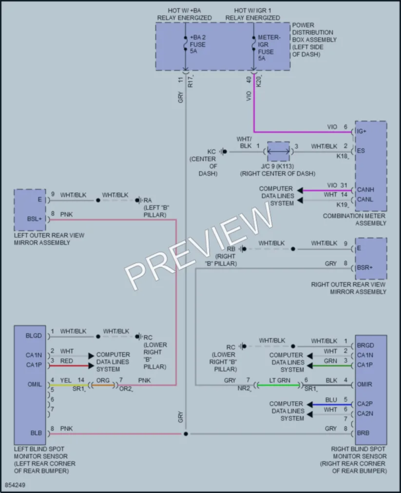 2024 Toyota PriusPrime Navigation wiring diagram preview