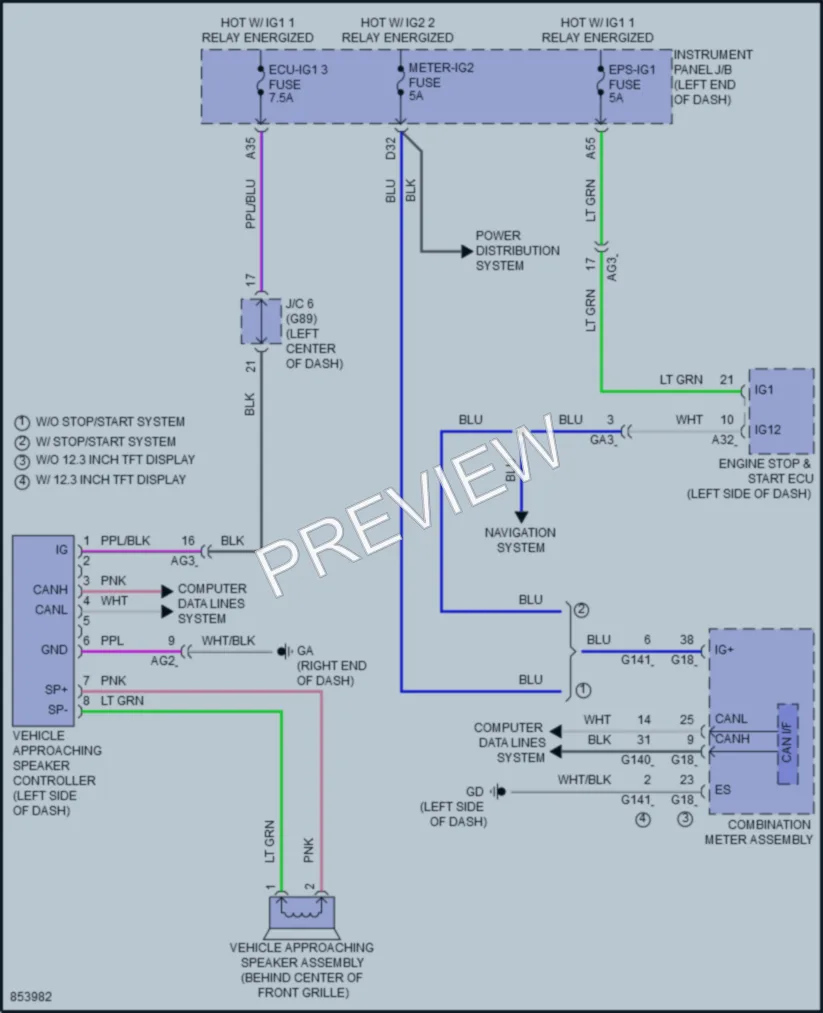 2024 Toyota RAV4Hybrid Active Bodyworks wiring diagram preview