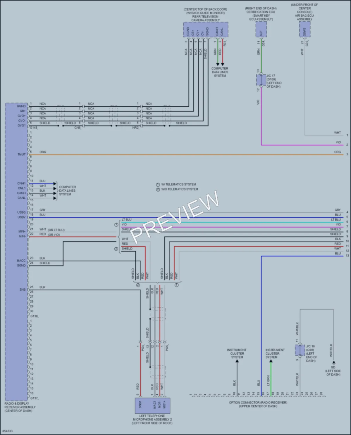2024 Toyota RAV4Hybrid Radio wiring diagram preview