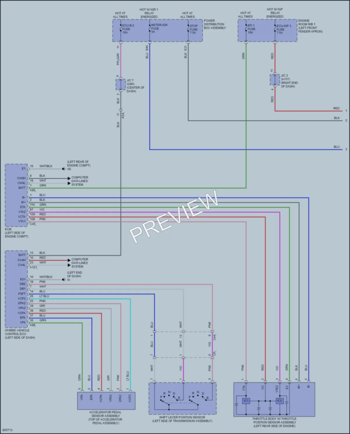 2024 Toyota RAV4Prime Cruise Control wiring diagram preview