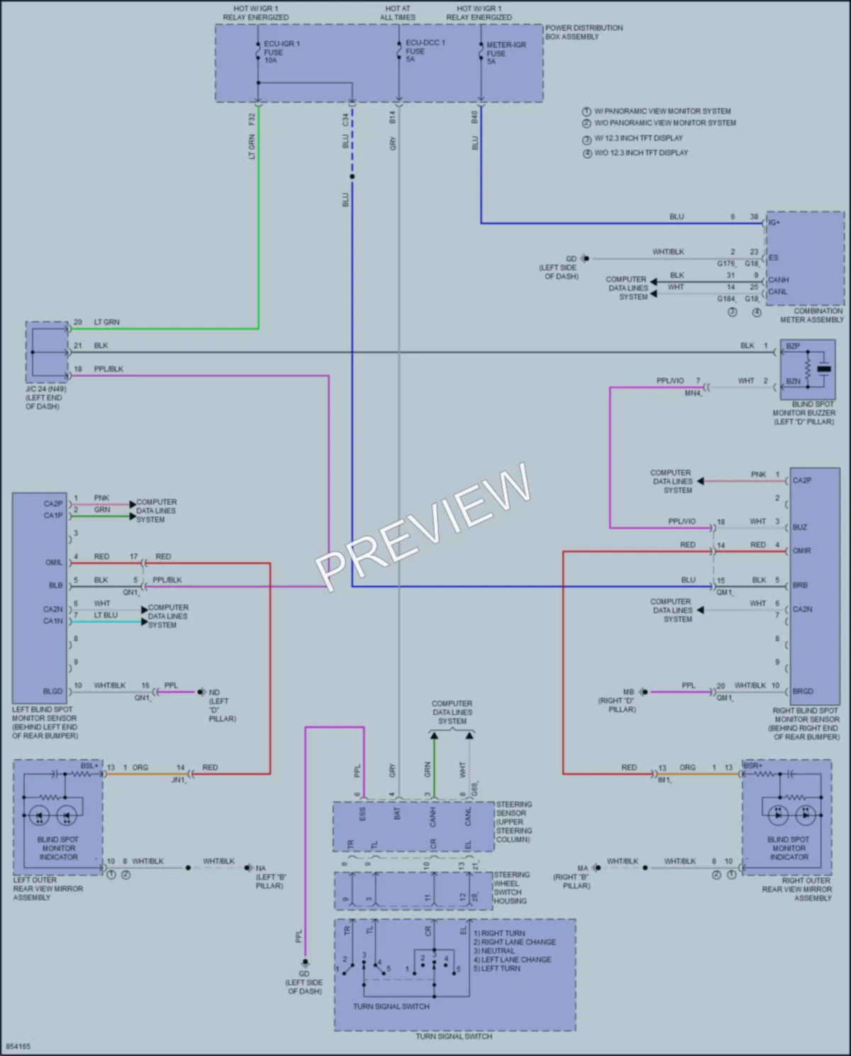 2024 Toyota RAV4Prime Navigation wiring diagram preview